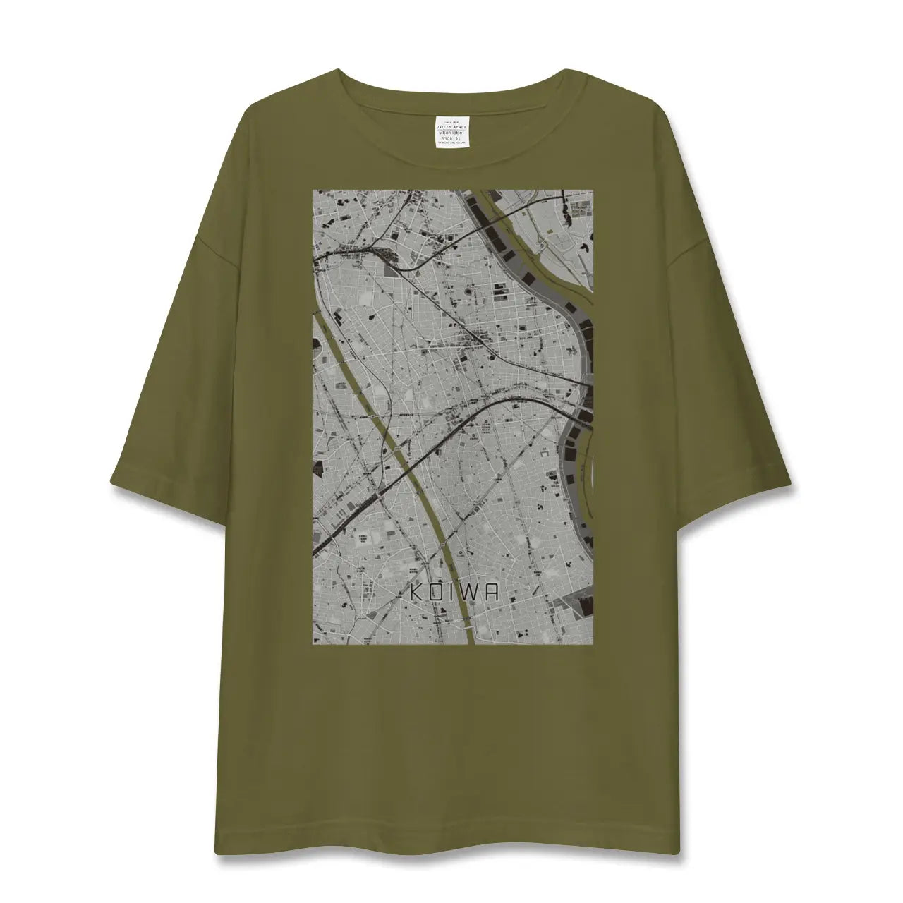 【小岩(東京都)】地図柄ビッグシルエットTシャツ