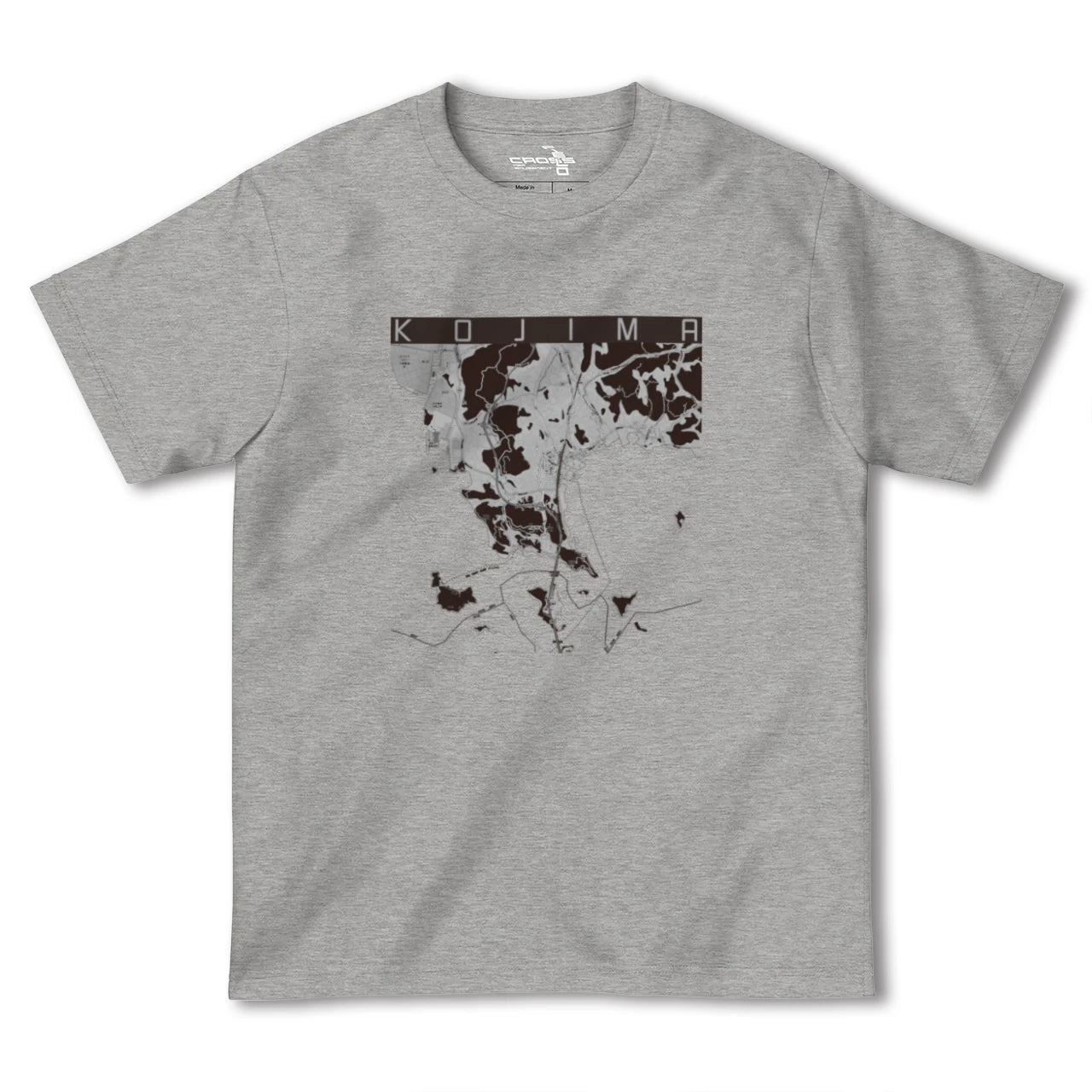【児島(岡山県)】地図柄ヘビーウェイトTシャツ