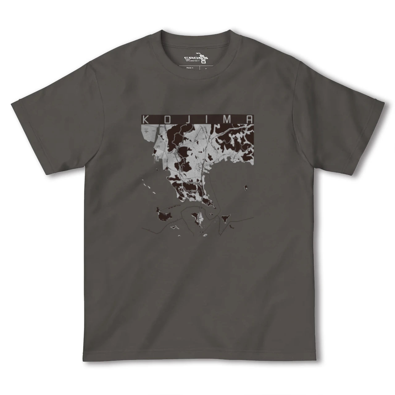 【児島(岡山県)】地図柄ヘビーウェイトTシャツ