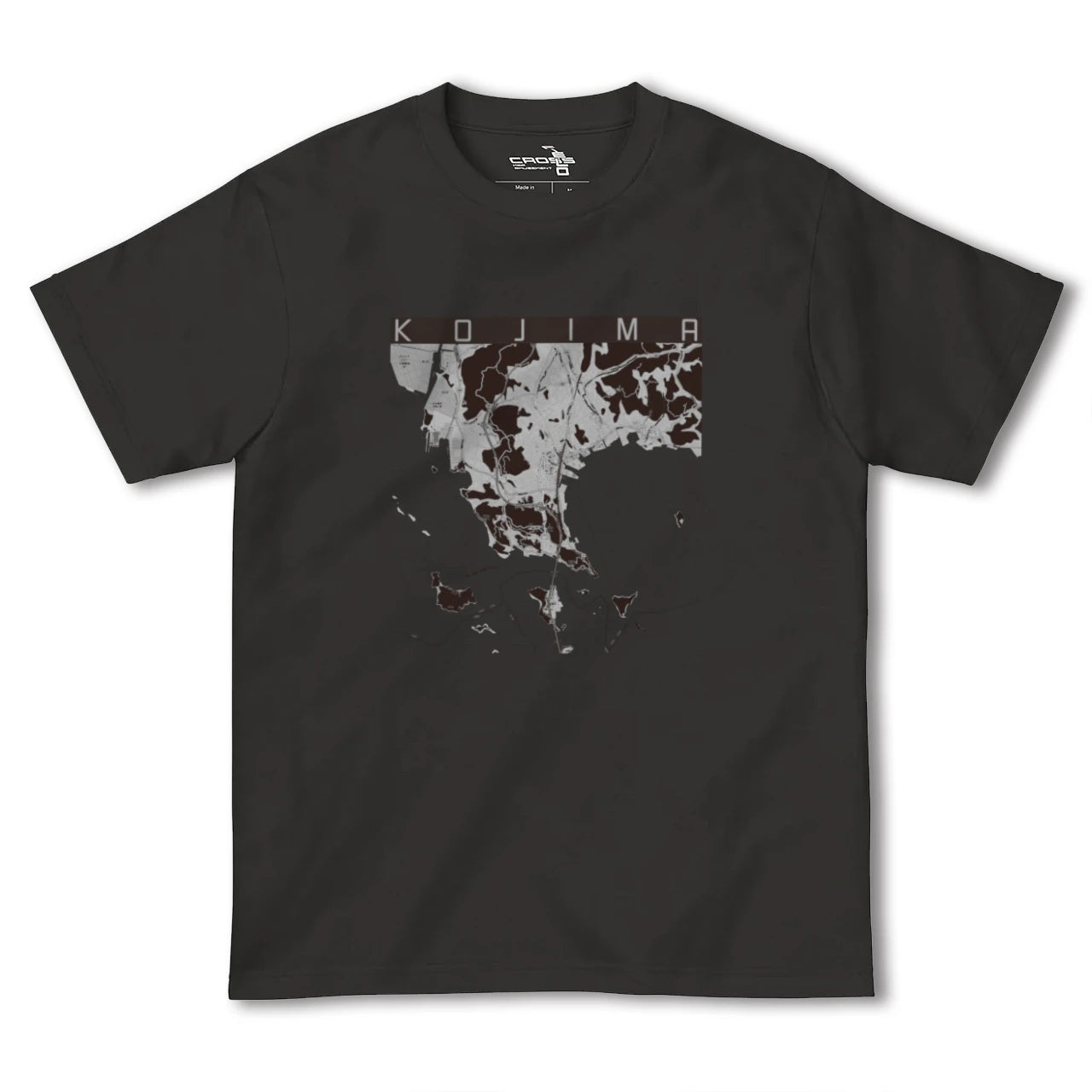 【児島(岡山県)】地図柄ヘビーウェイトTシャツ