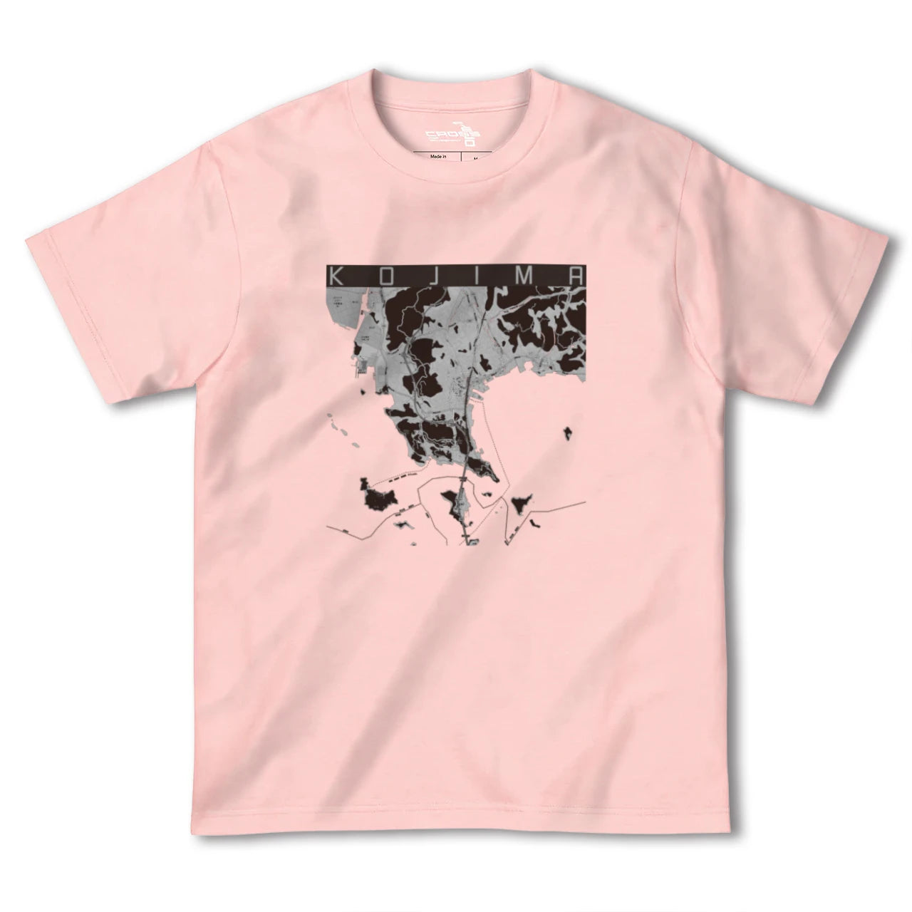 【児島(岡山県)】地図柄ヘビーウェイトTシャツ