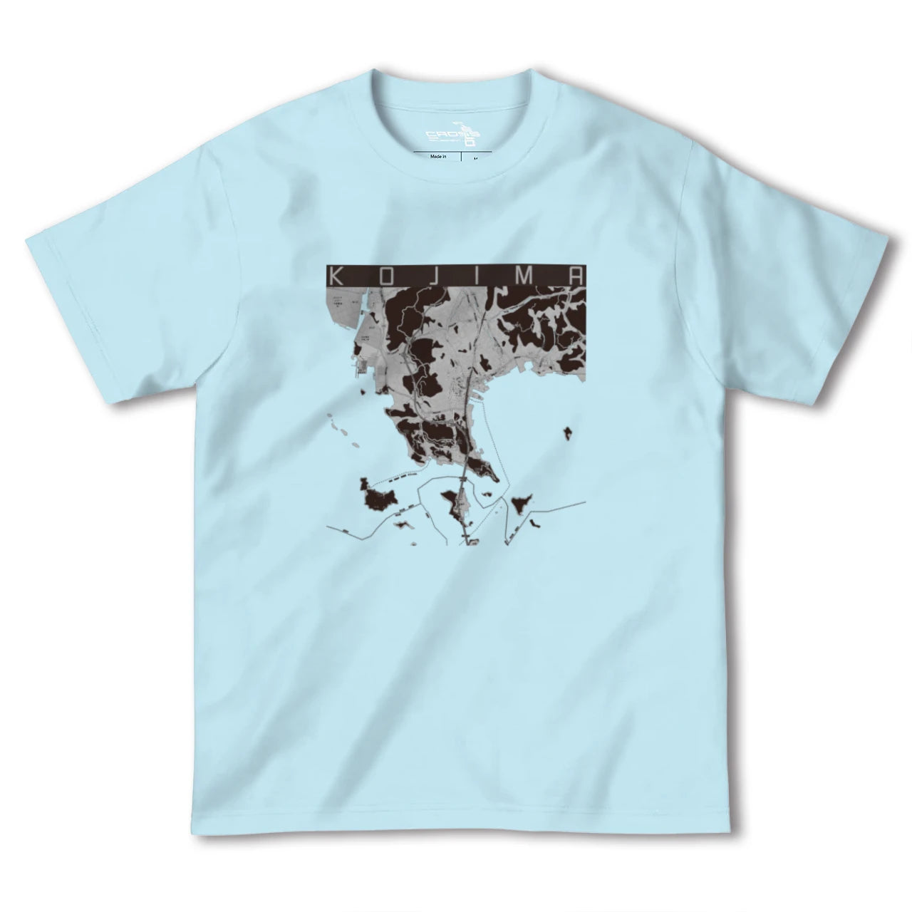 【児島(岡山県)】地図柄ヘビーウェイトTシャツ