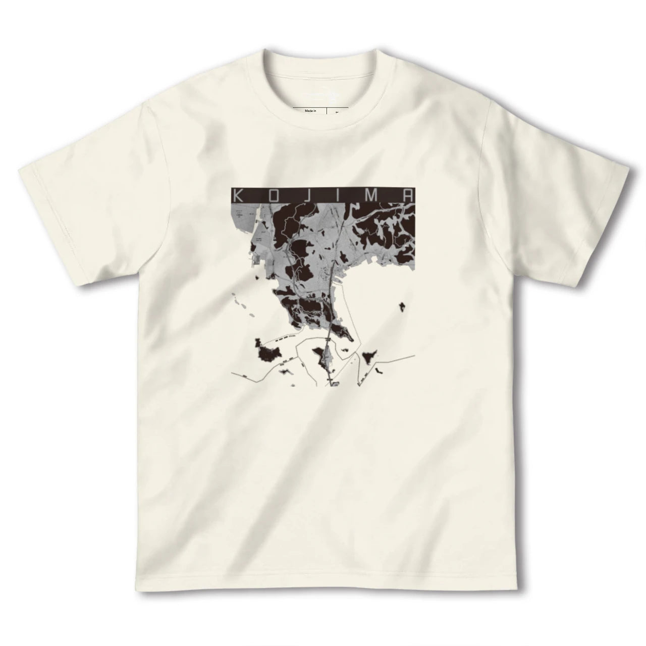 【児島(岡山県)】地図柄ヘビーウェイトTシャツ