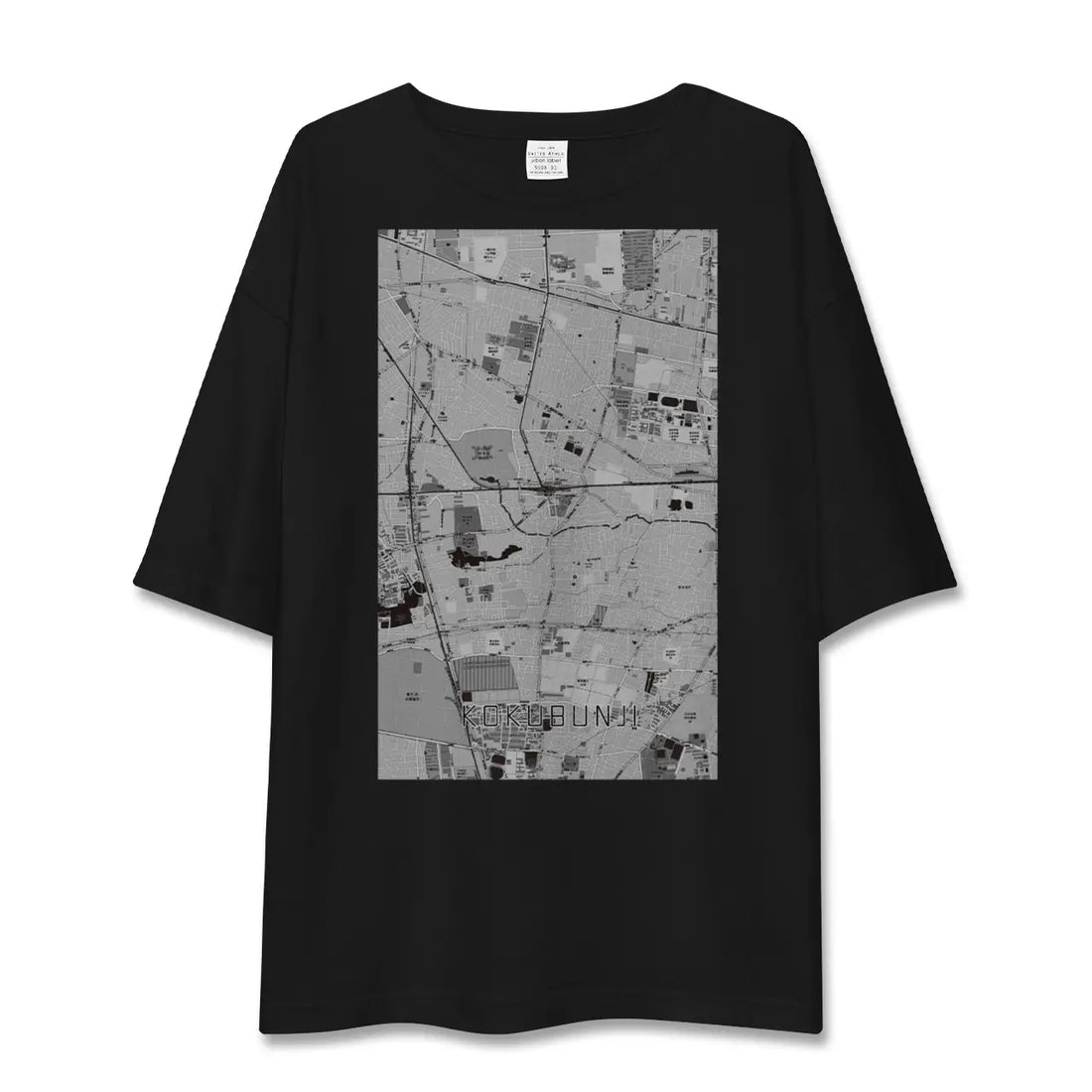 【国分寺(東京都)】地図柄ビッグシルエットTシャツ