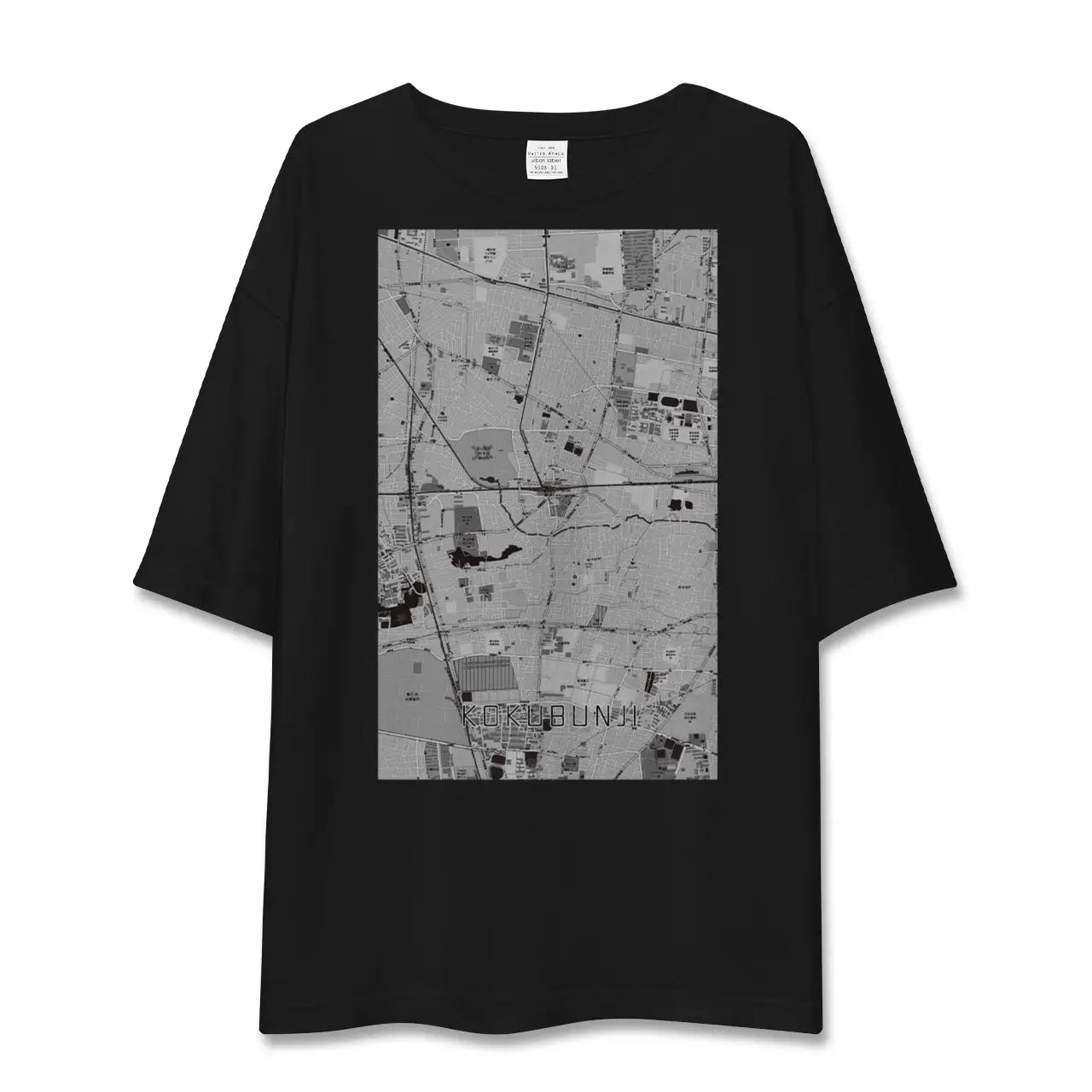 【国分寺(東京都)】地図柄ビッグシルエットTシャツ