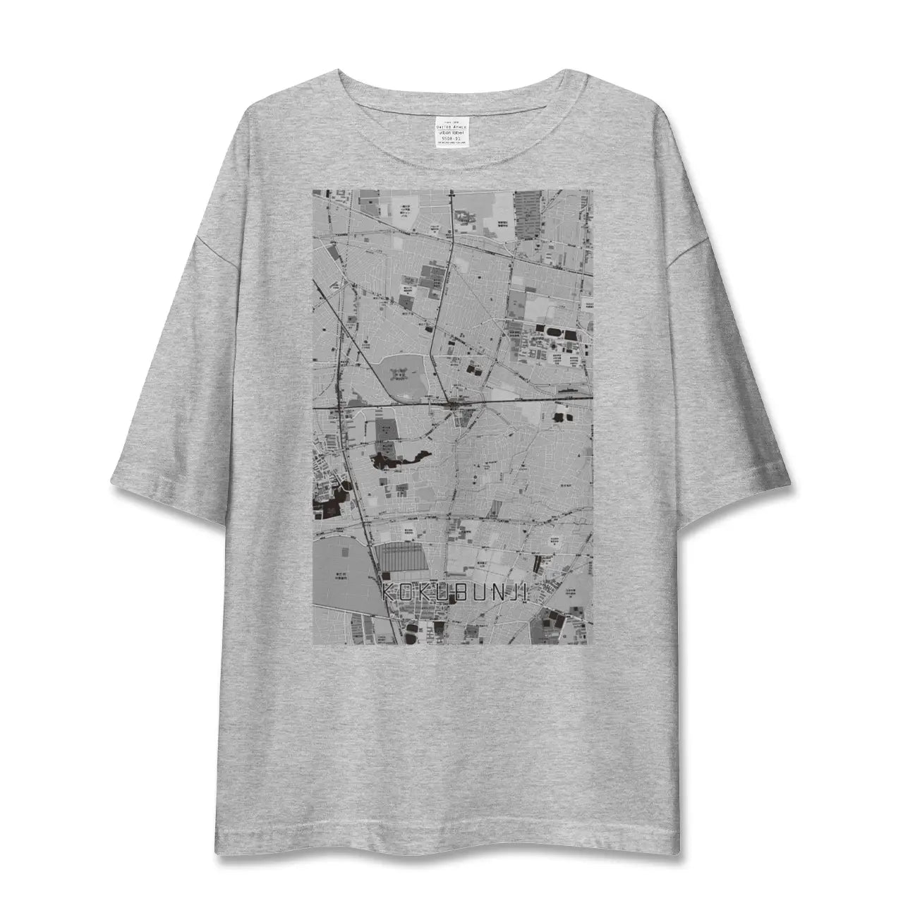 【国分寺(東京都)】地図柄ビッグシルエットTシャツ