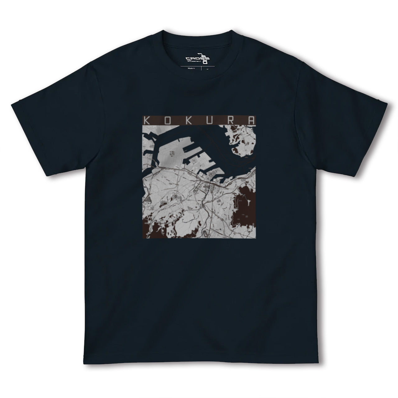 【小倉(福岡県)】地図柄ヘビーウェイトTシャツ