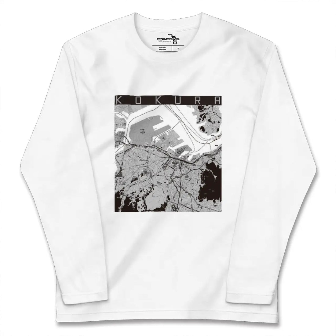 【小倉(福岡県)】地図柄ロングスリーブTシャツ