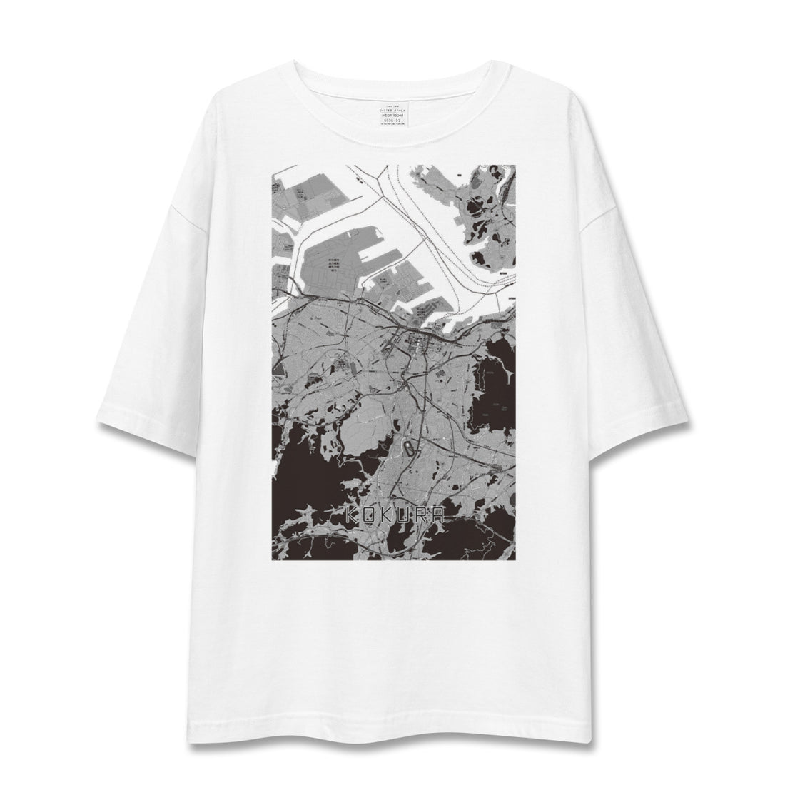 【小倉(福岡県)】地図柄ビッグシルエットTシャツ