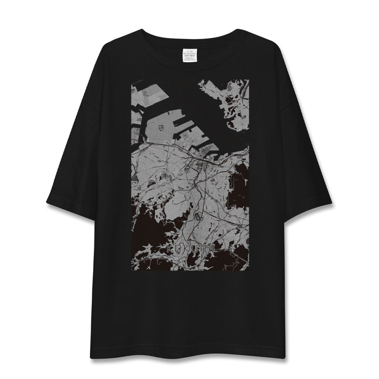 【小倉(福岡県)】地図柄ビッグシルエットTシャツ