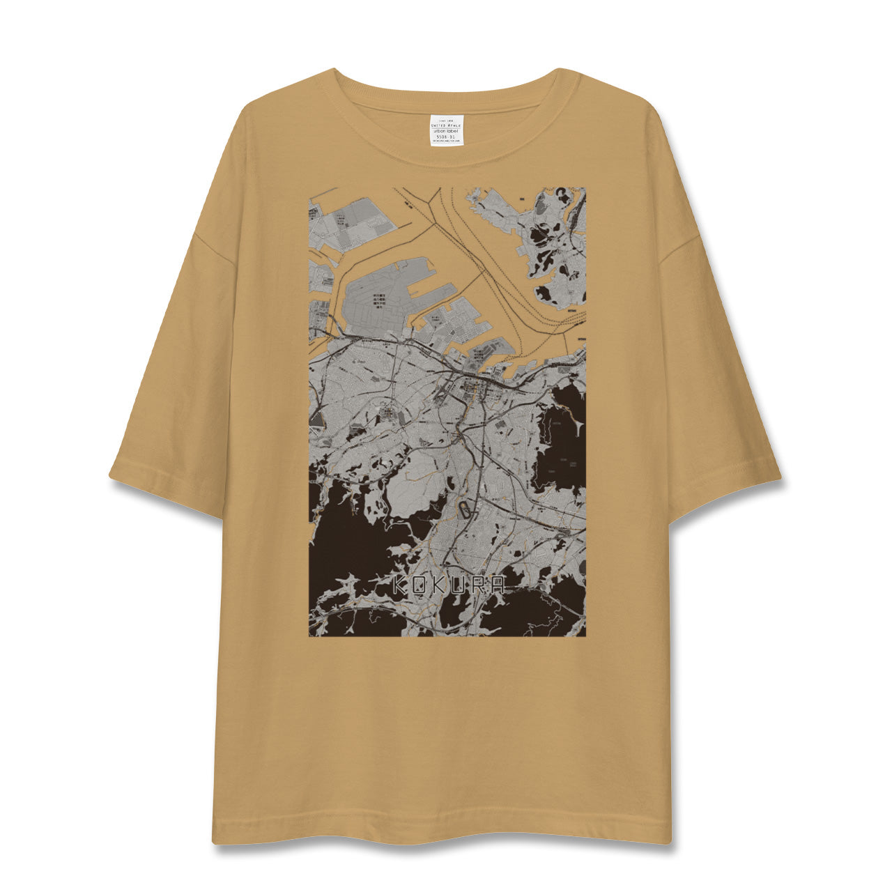 【小倉(福岡県)】地図柄ビッグシルエットTシャツ