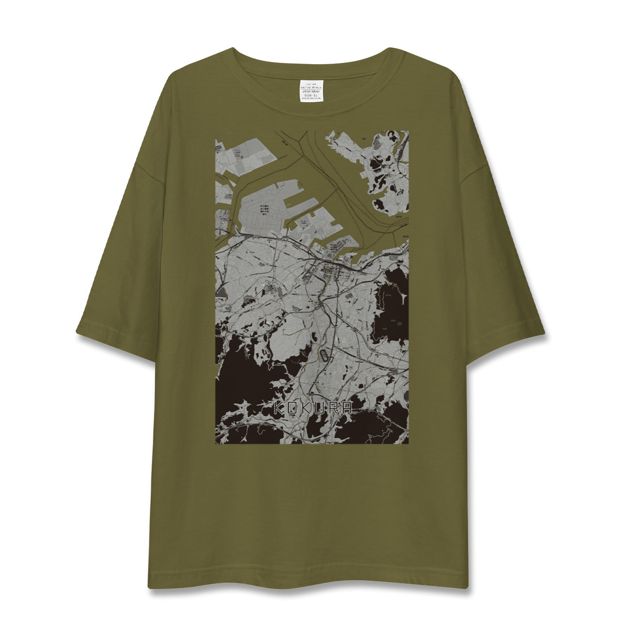 【小倉(福岡県)】地図柄ビッグシルエットTシャツ