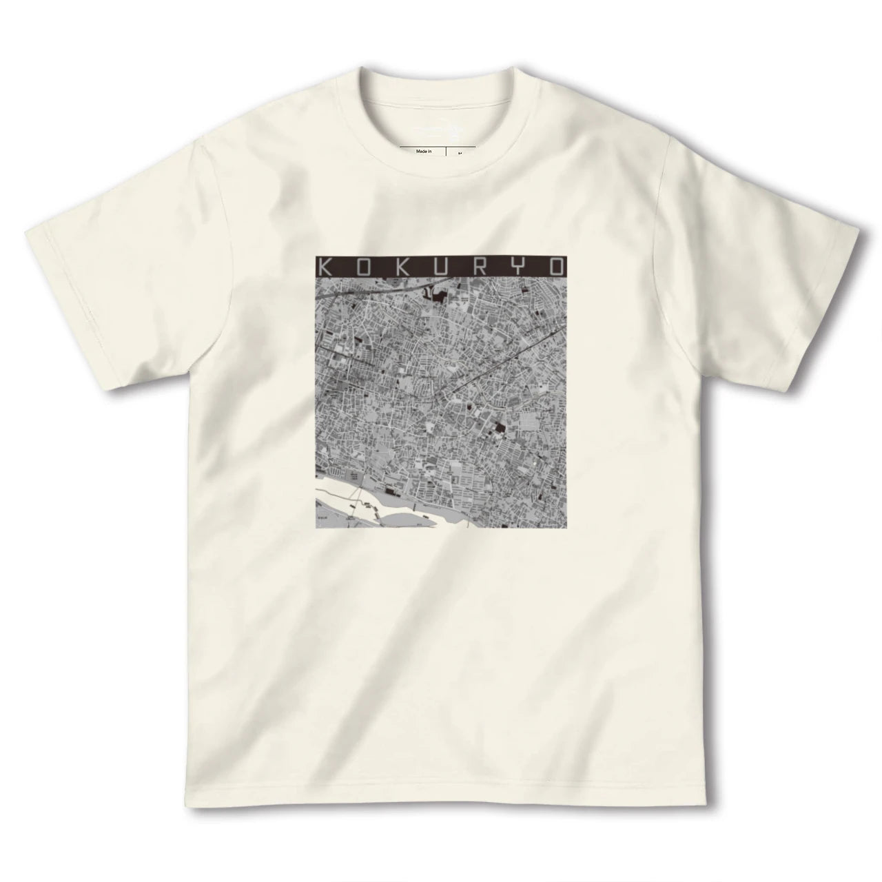 【国領(東京都)】地図柄ヘビーウェイトTシャツ