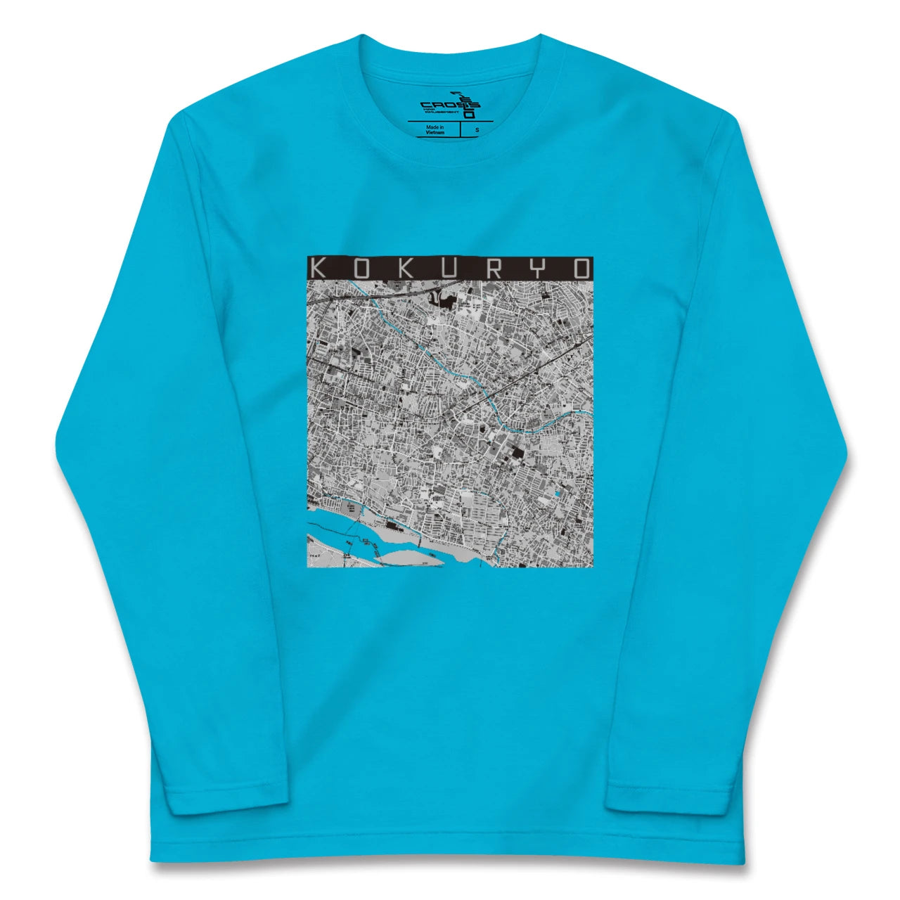 【国領(東京都)】地図柄ロングスリーブTシャツ