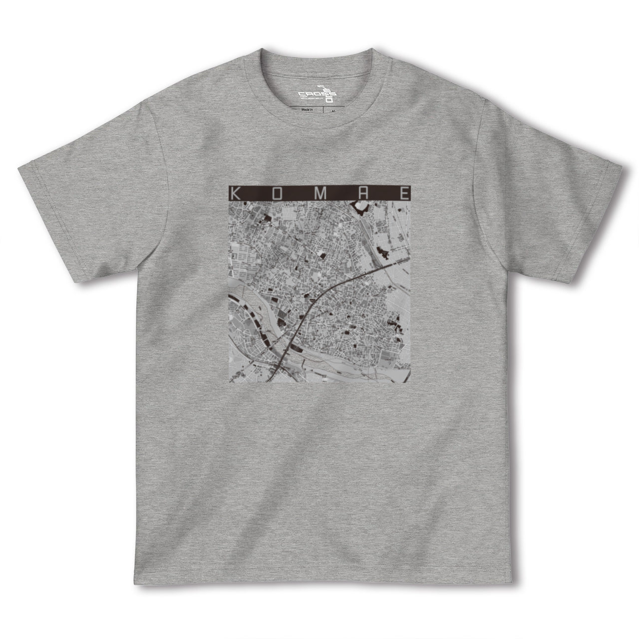 【狛江(東京都)】地図柄ヘビーウェイトTシャツ