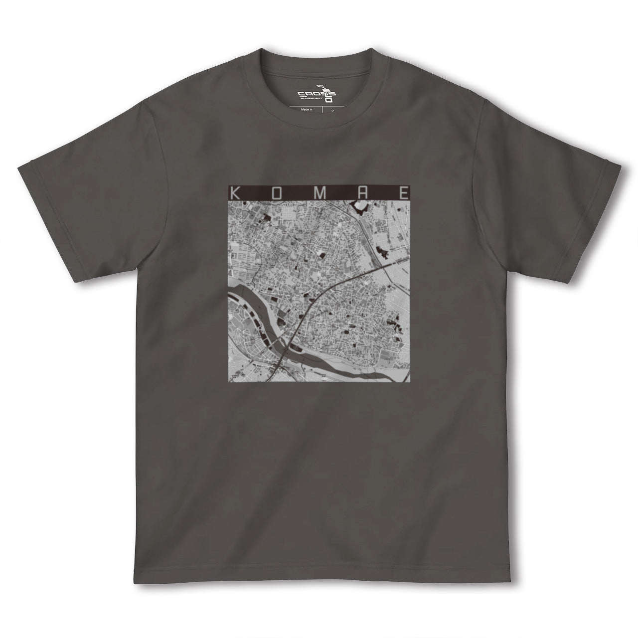 【狛江(東京都)】地図柄ヘビーウェイトTシャツ