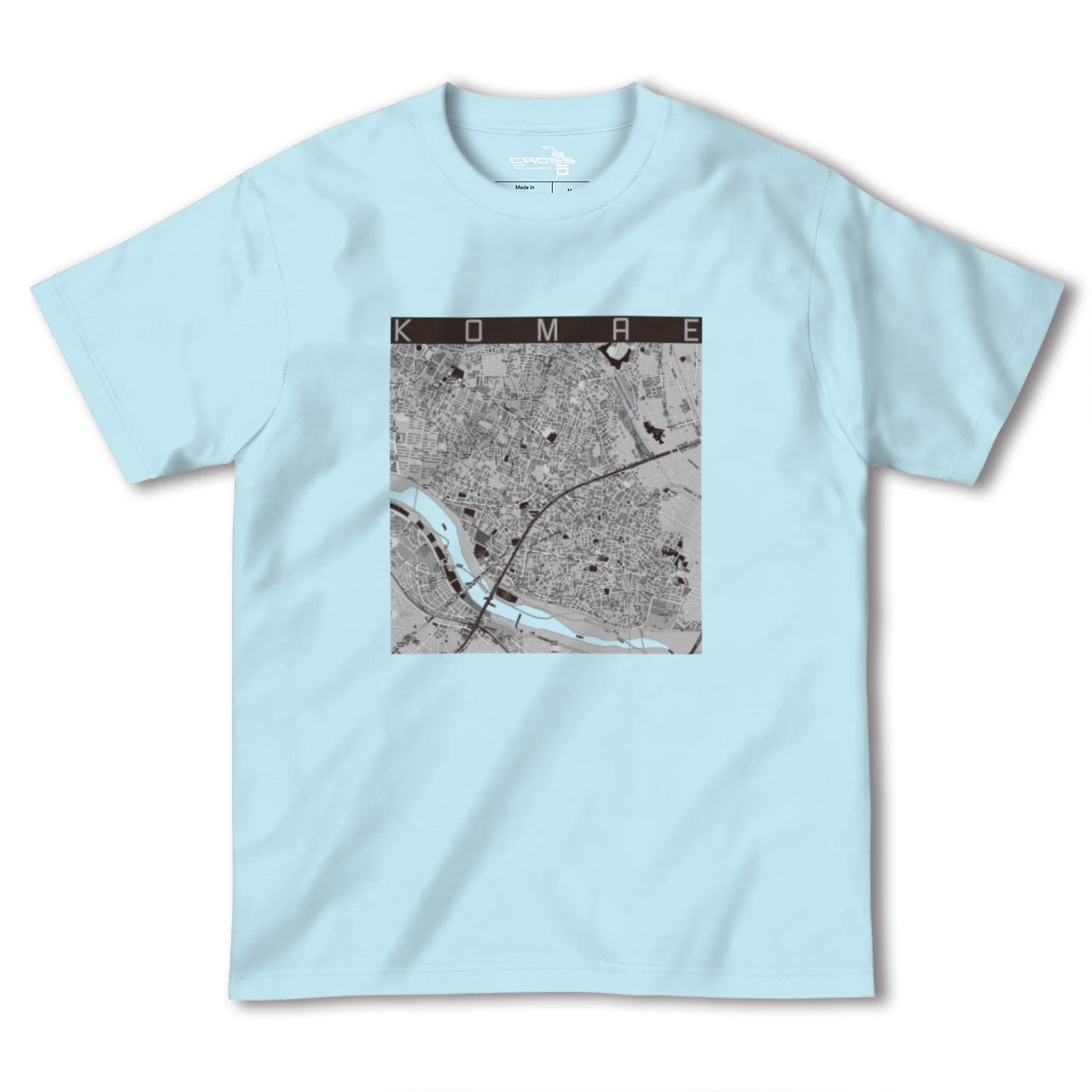 【狛江(東京都)】地図柄ヘビーウェイトTシャツ