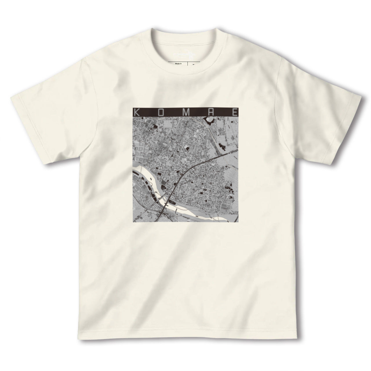 【狛江(東京都)】地図柄ヘビーウェイトTシャツ