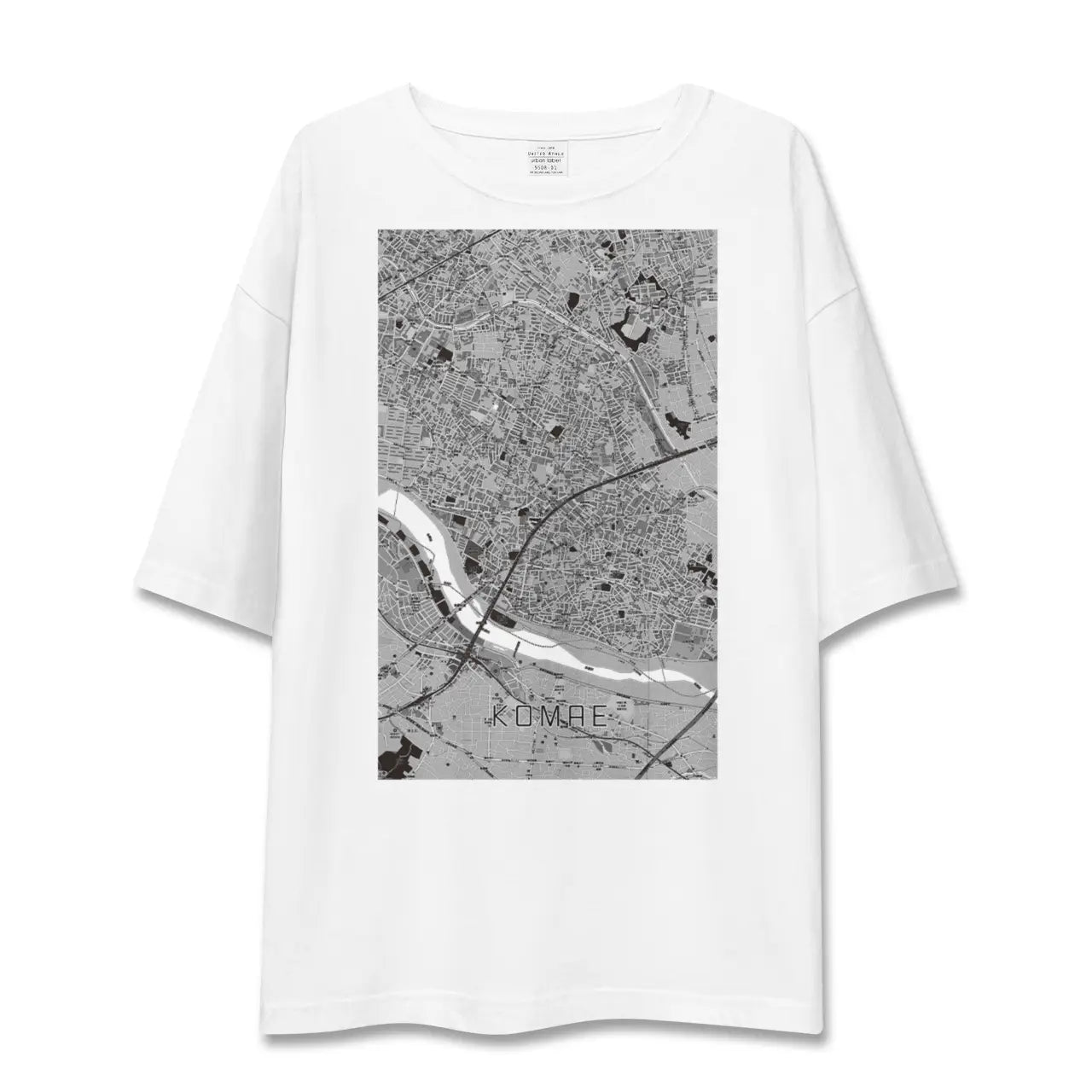【狛江(東京都)】地図柄ビッグシルエットTシャツ