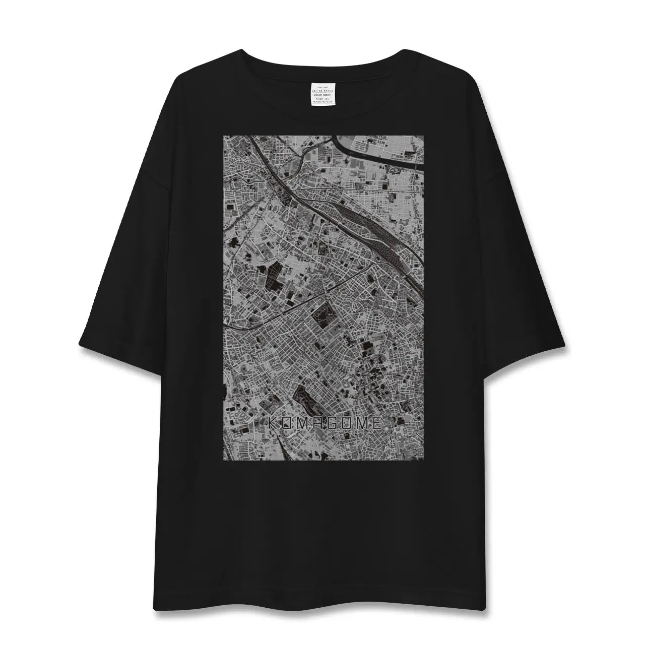 【駒込(東京都)】地図柄ビッグシルエットTシャツ