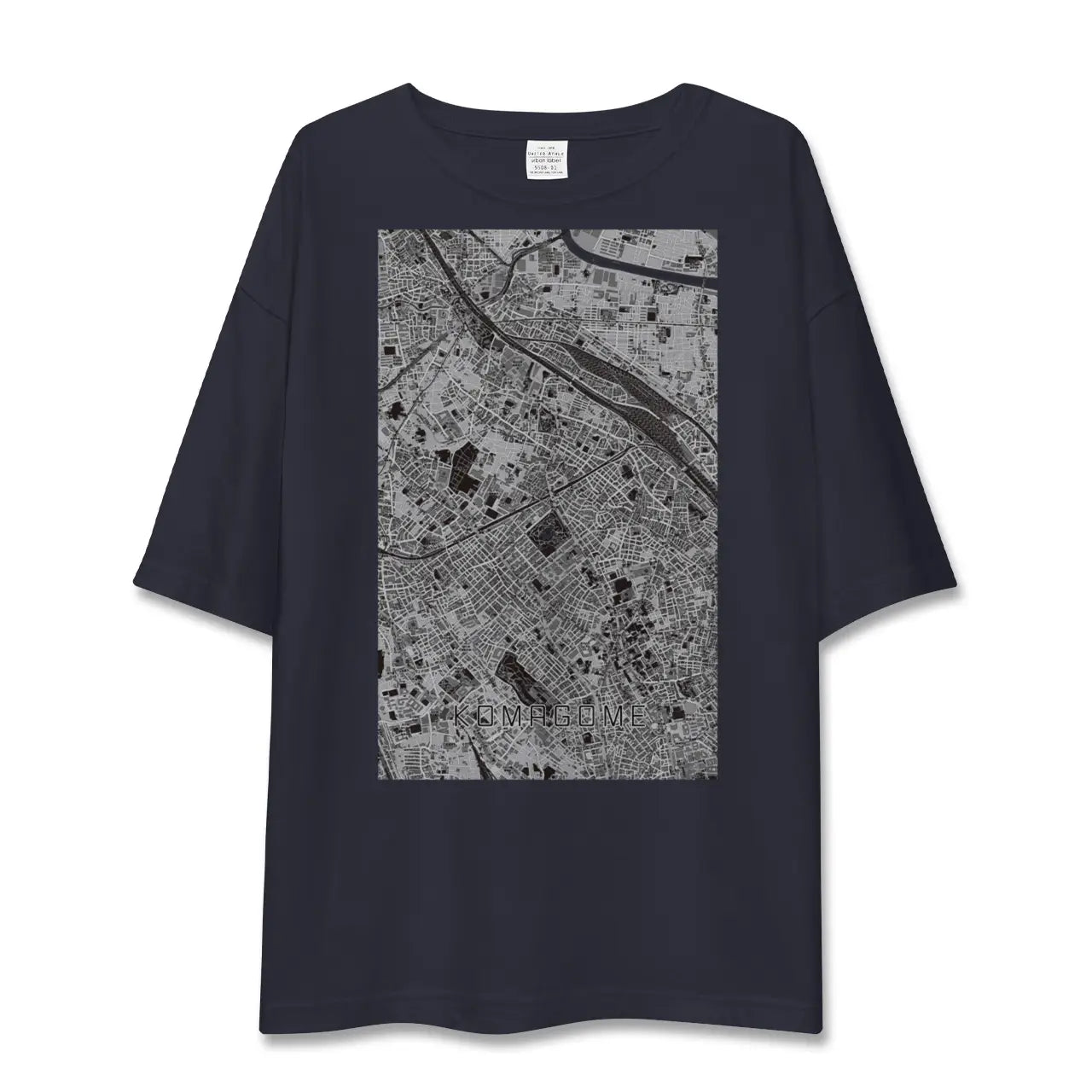 【駒込(東京都)】地図柄ビッグシルエットTシャツ