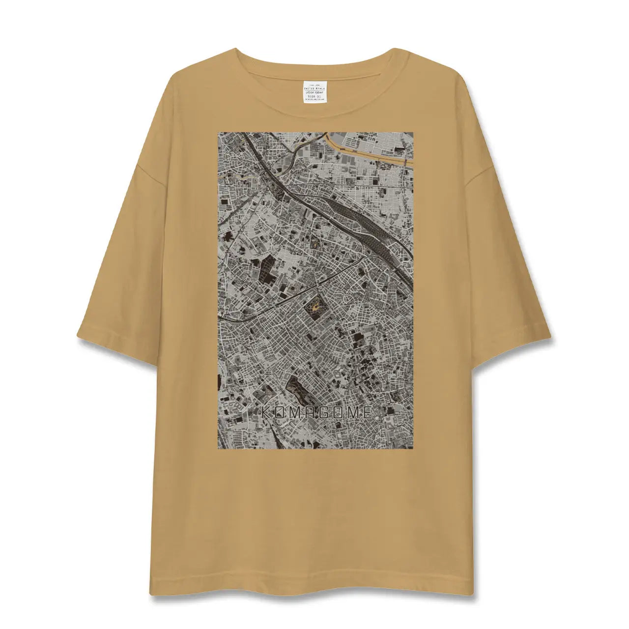 【駒込(東京都)】地図柄ビッグシルエットTシャツ