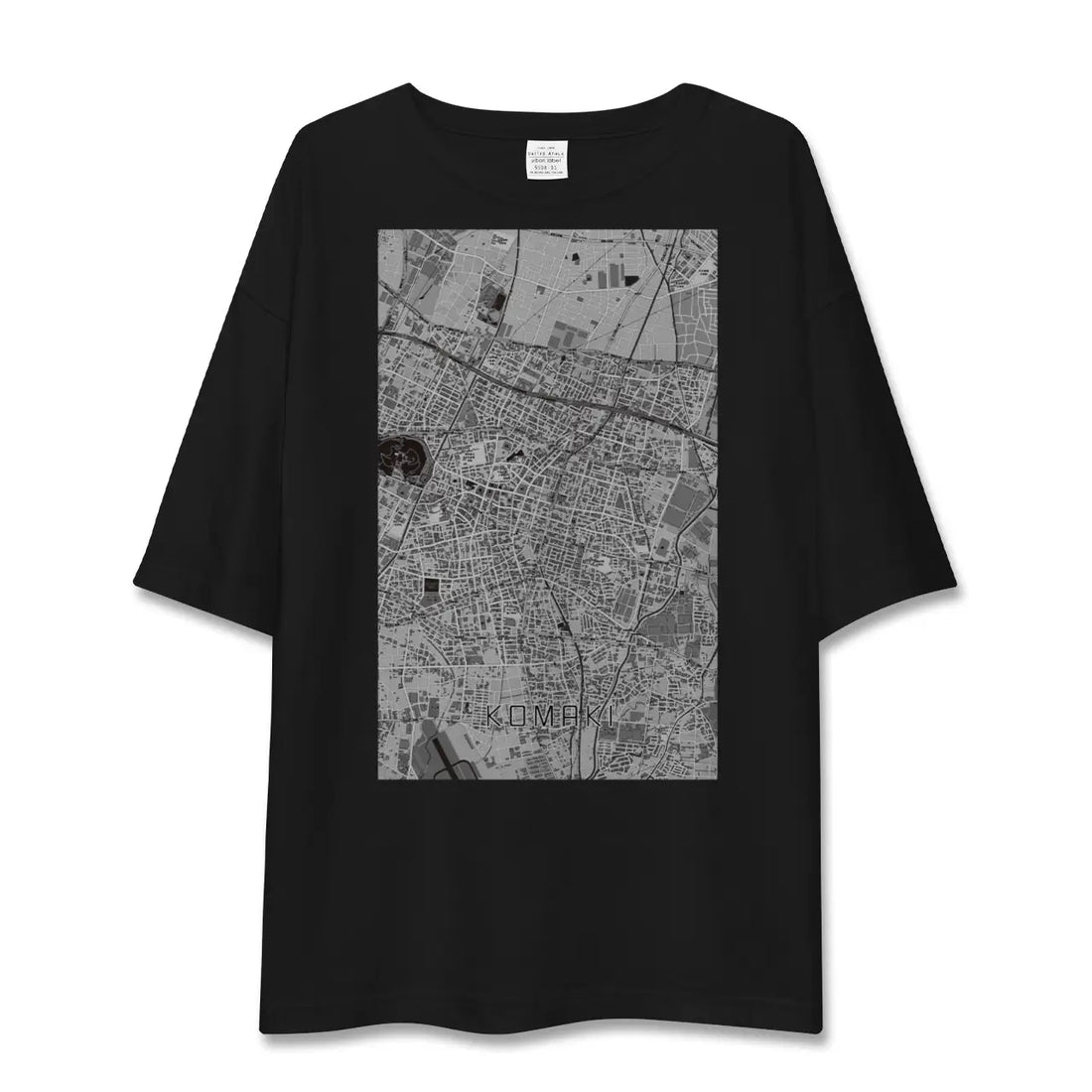 【小牧(愛知県)】地図柄ビッグシルエットTシャツ