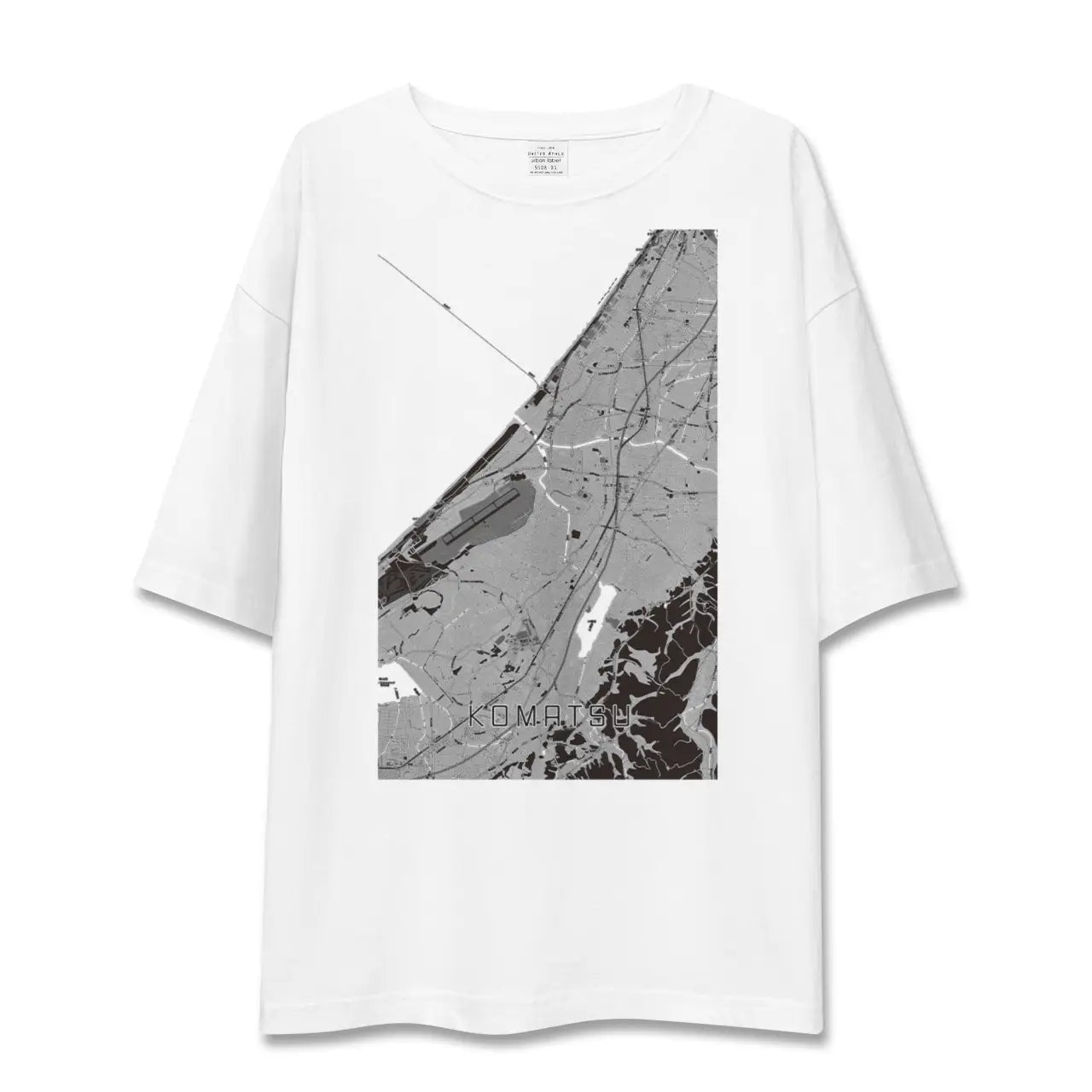 【小松(石川県)】地図柄ビッグシルエットTシャツ