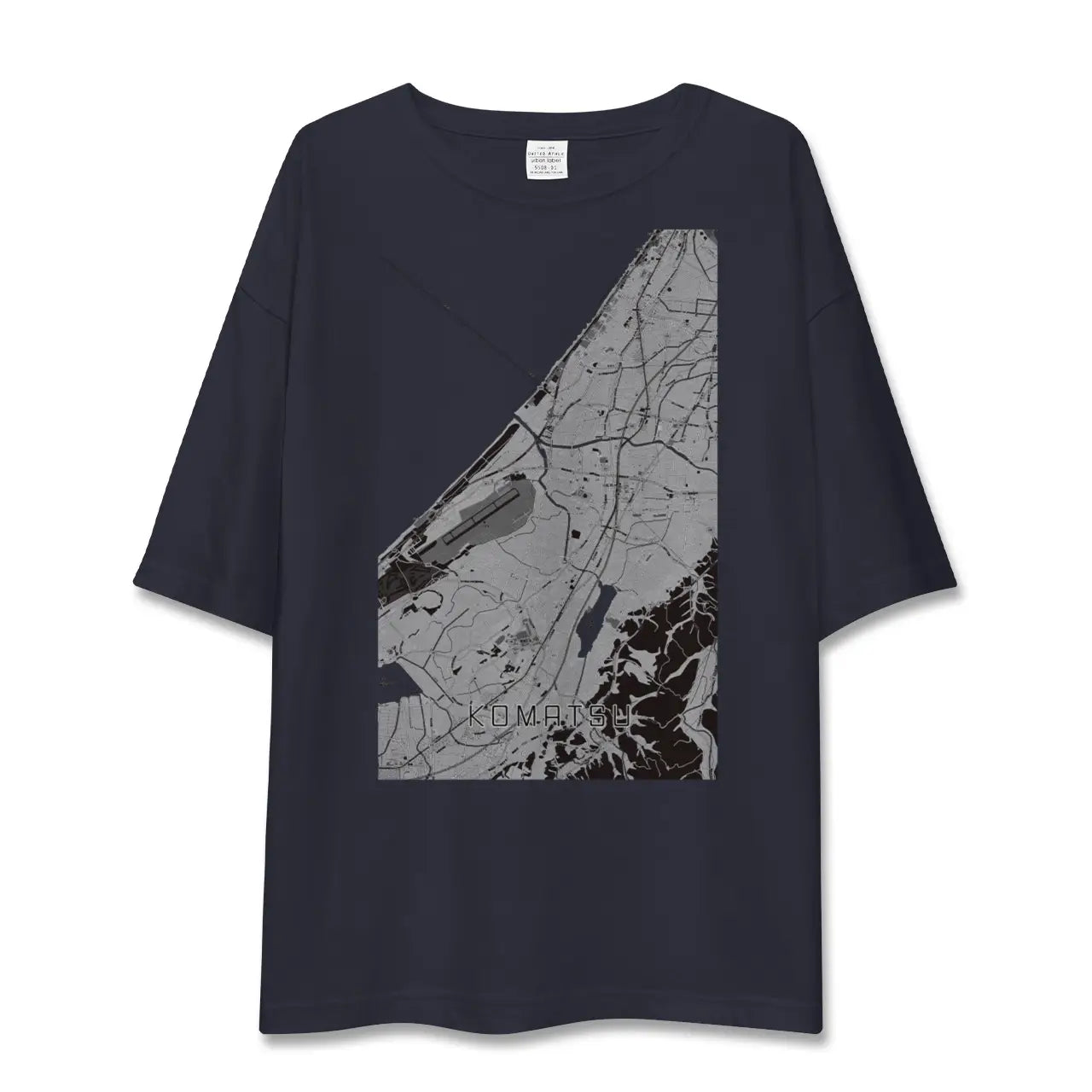 【小松(石川県)】地図柄ビッグシルエットTシャツ