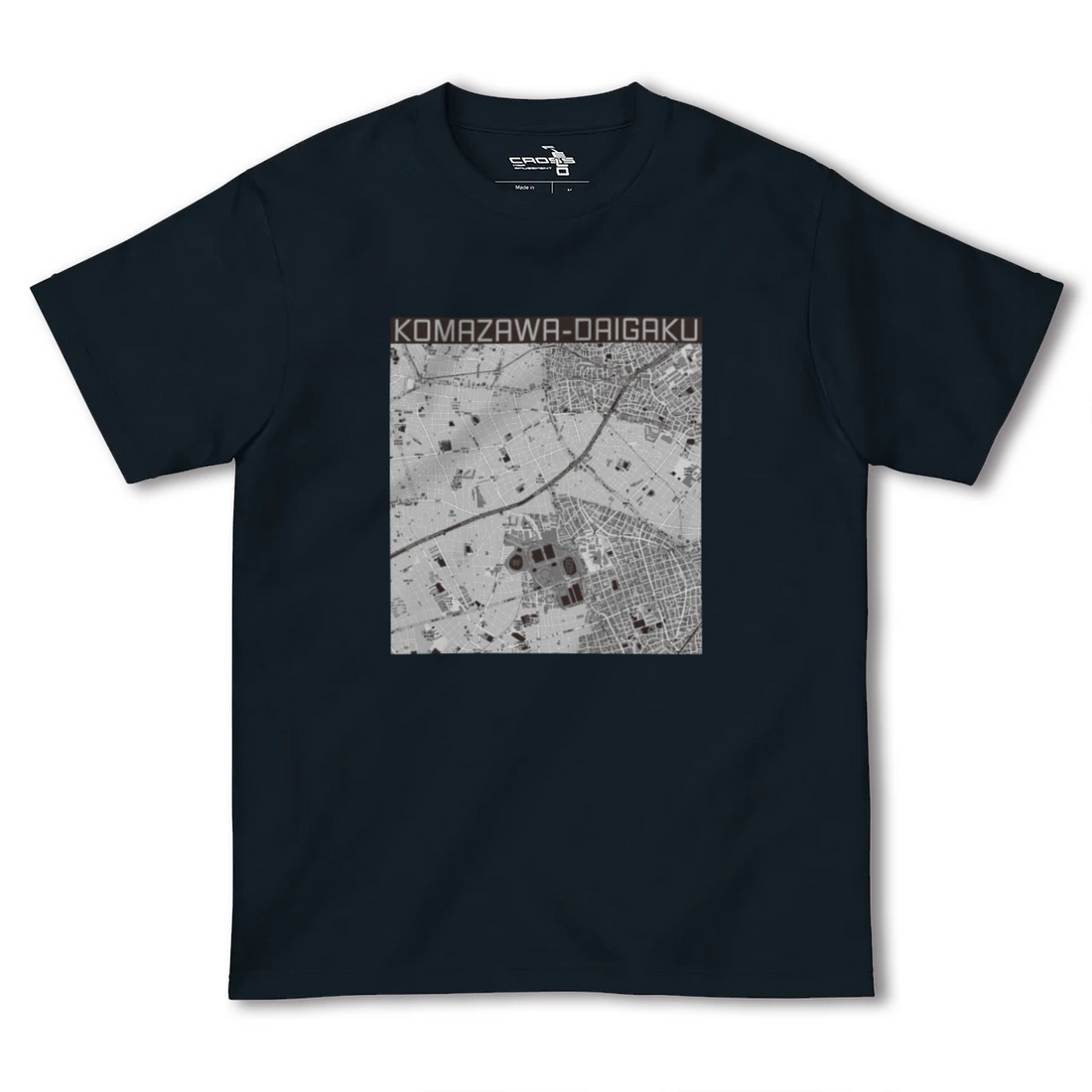 【駒沢大学(東京都)】地図柄ヘビーウェイトTシャツ