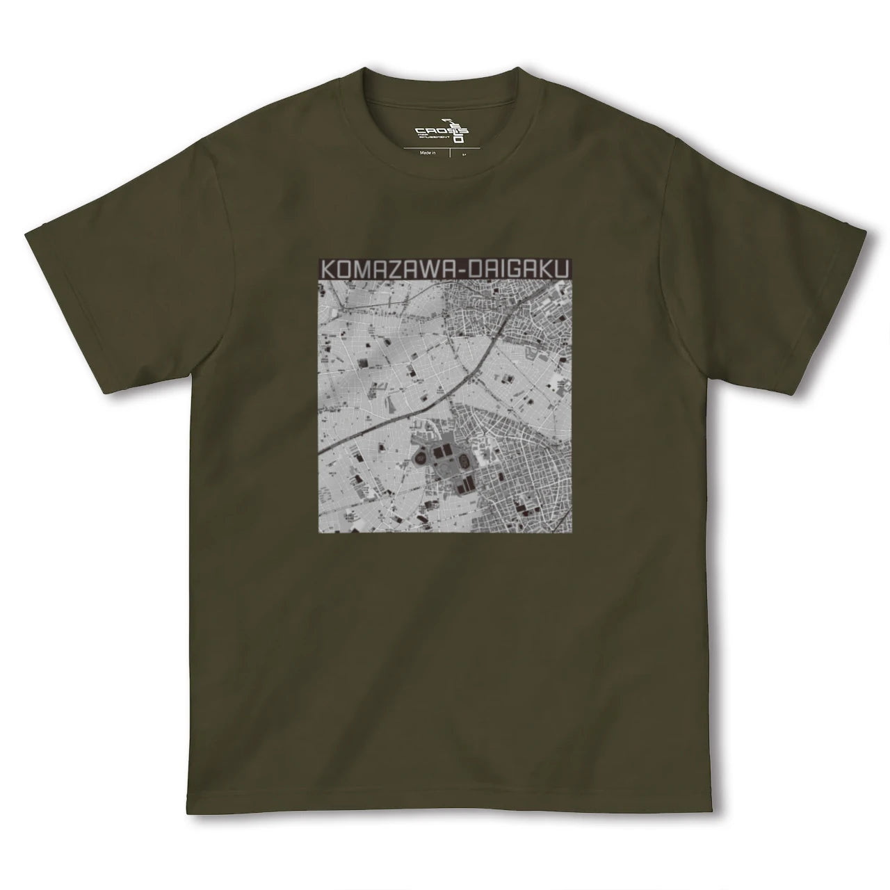 【駒沢大学(東京都)】地図柄ヘビーウェイトTシャツ