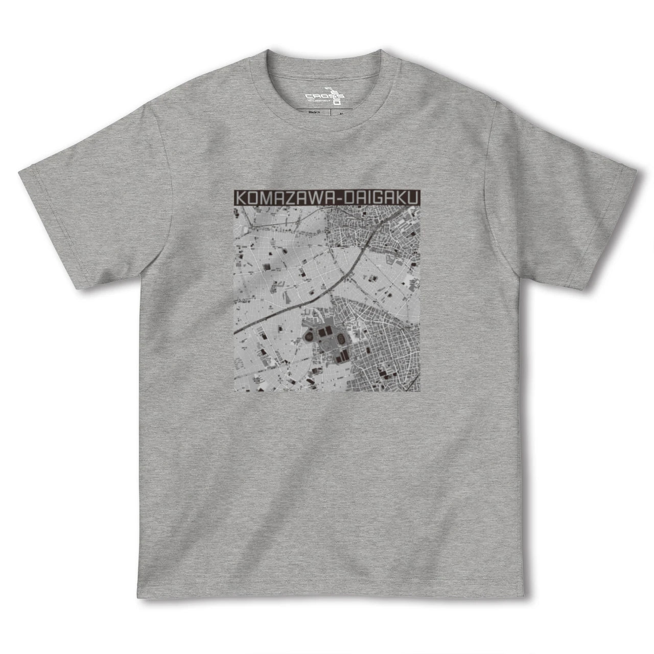 【駒沢大学(東京都)】地図柄ヘビーウェイトTシャツ