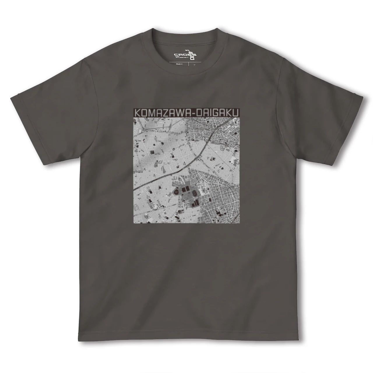 【駒沢大学(東京都)】地図柄ヘビーウェイトTシャツ