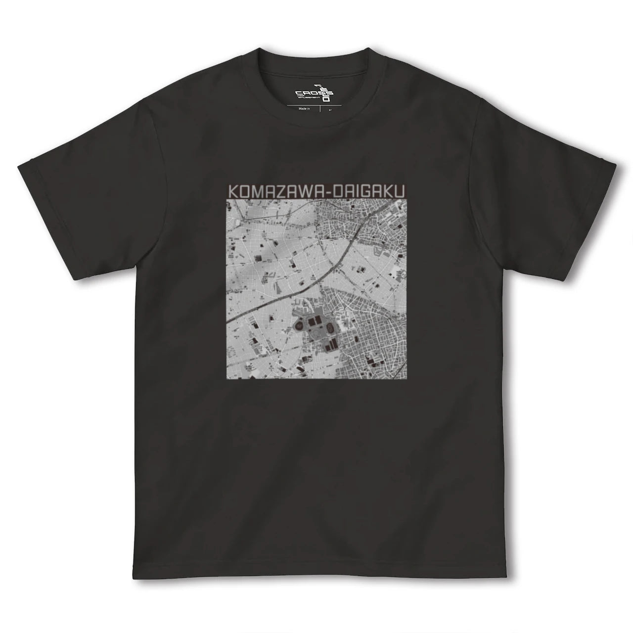 【駒沢大学(東京都)】地図柄ヘビーウェイトTシャツ
