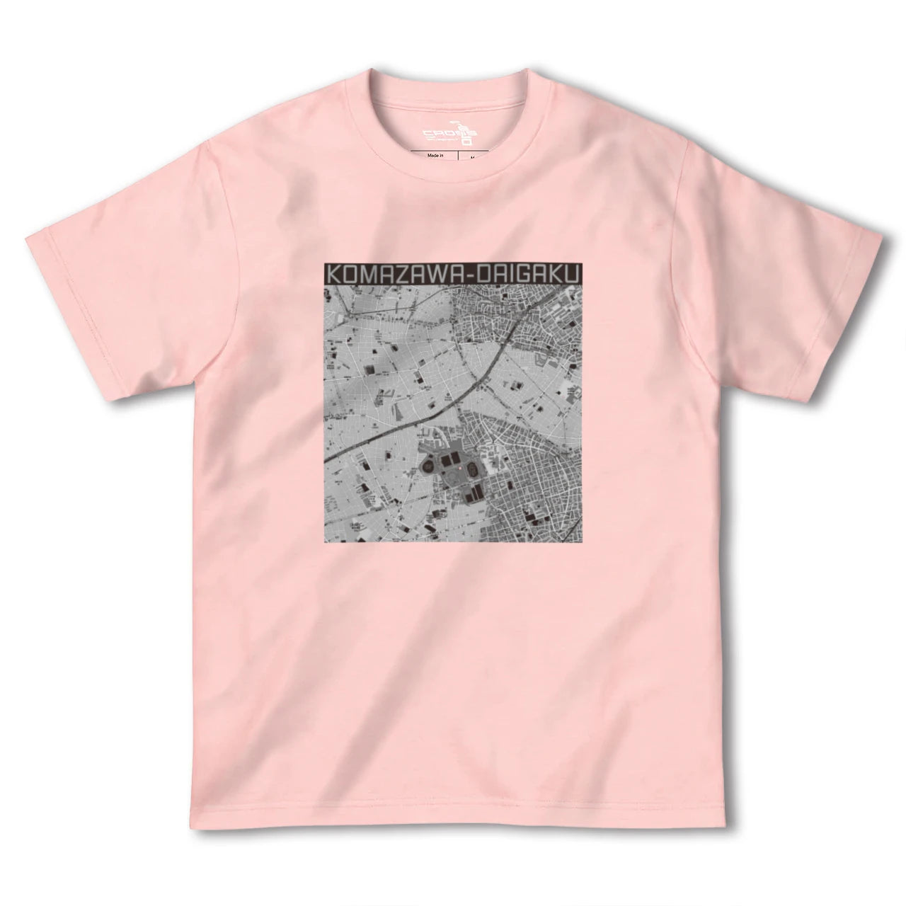 【駒沢大学(東京都)】地図柄ヘビーウェイトTシャツ