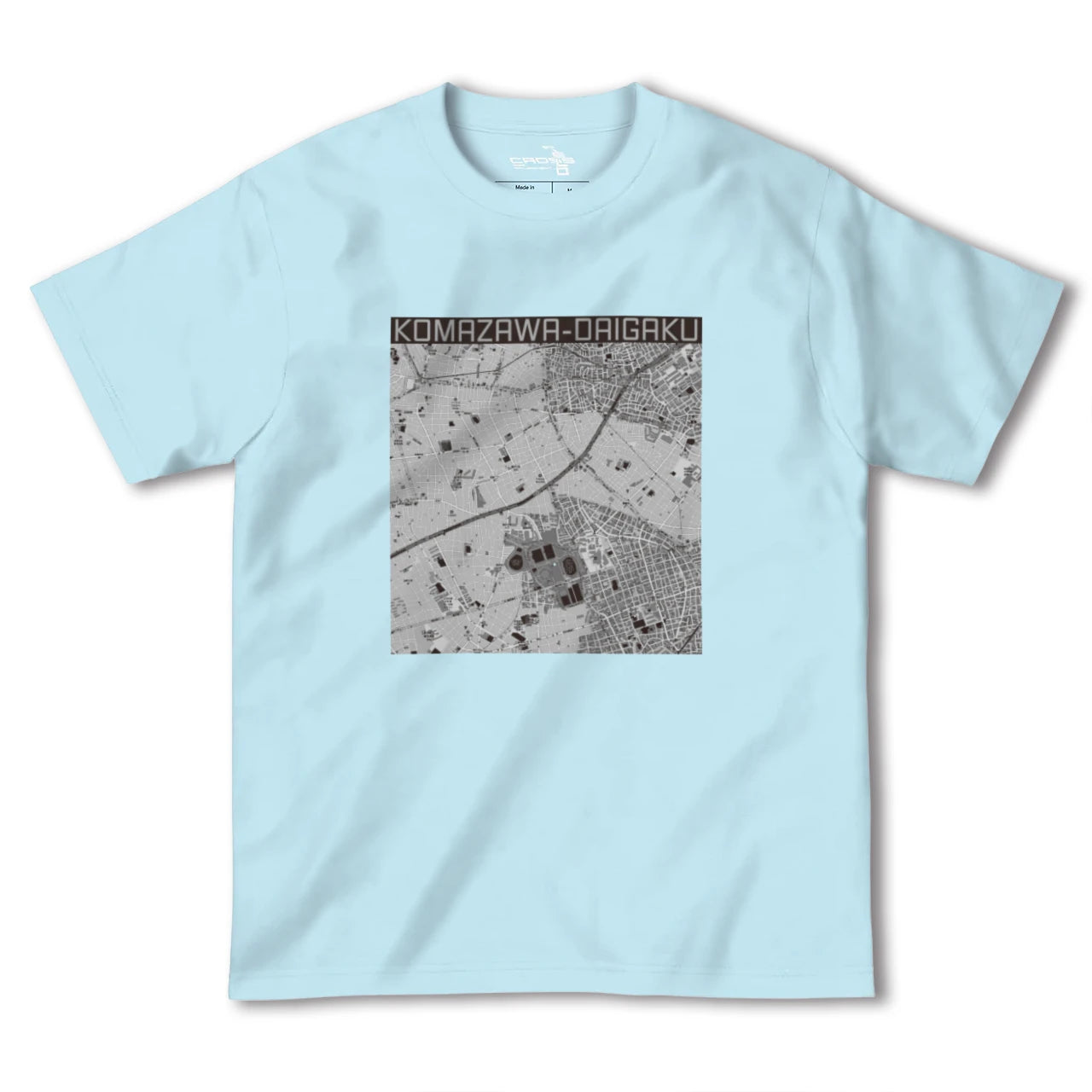 【駒沢大学(東京都)】地図柄ヘビーウェイトTシャツ