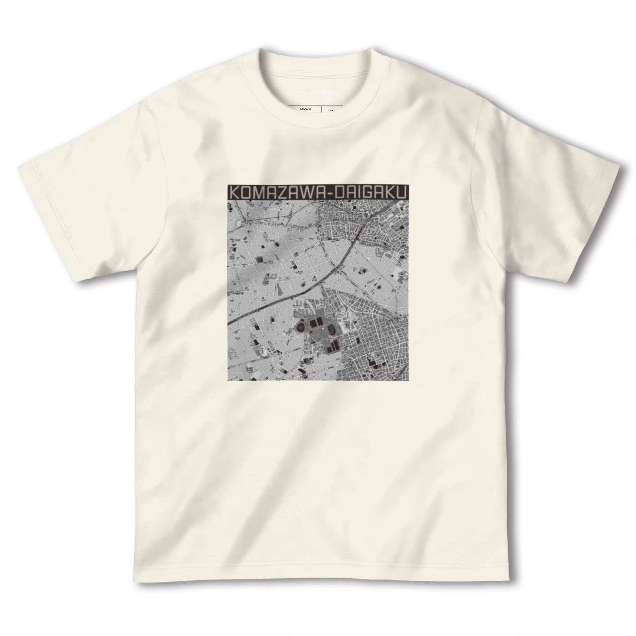 【駒沢大学(東京都)】地図柄ヘビーウェイトTシャツ