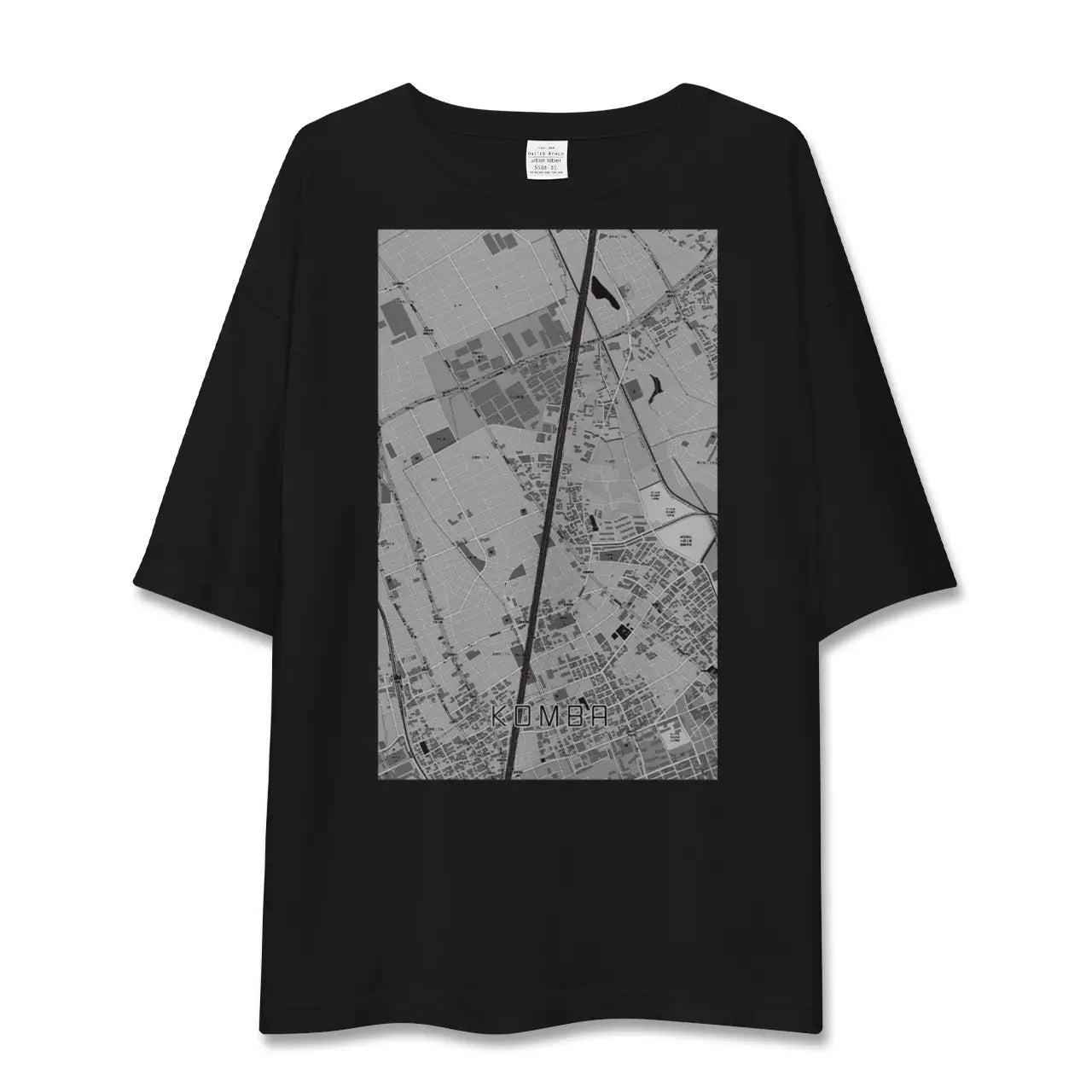 【今羽(埼玉県)】地図柄ビッグシルエットTシャツ