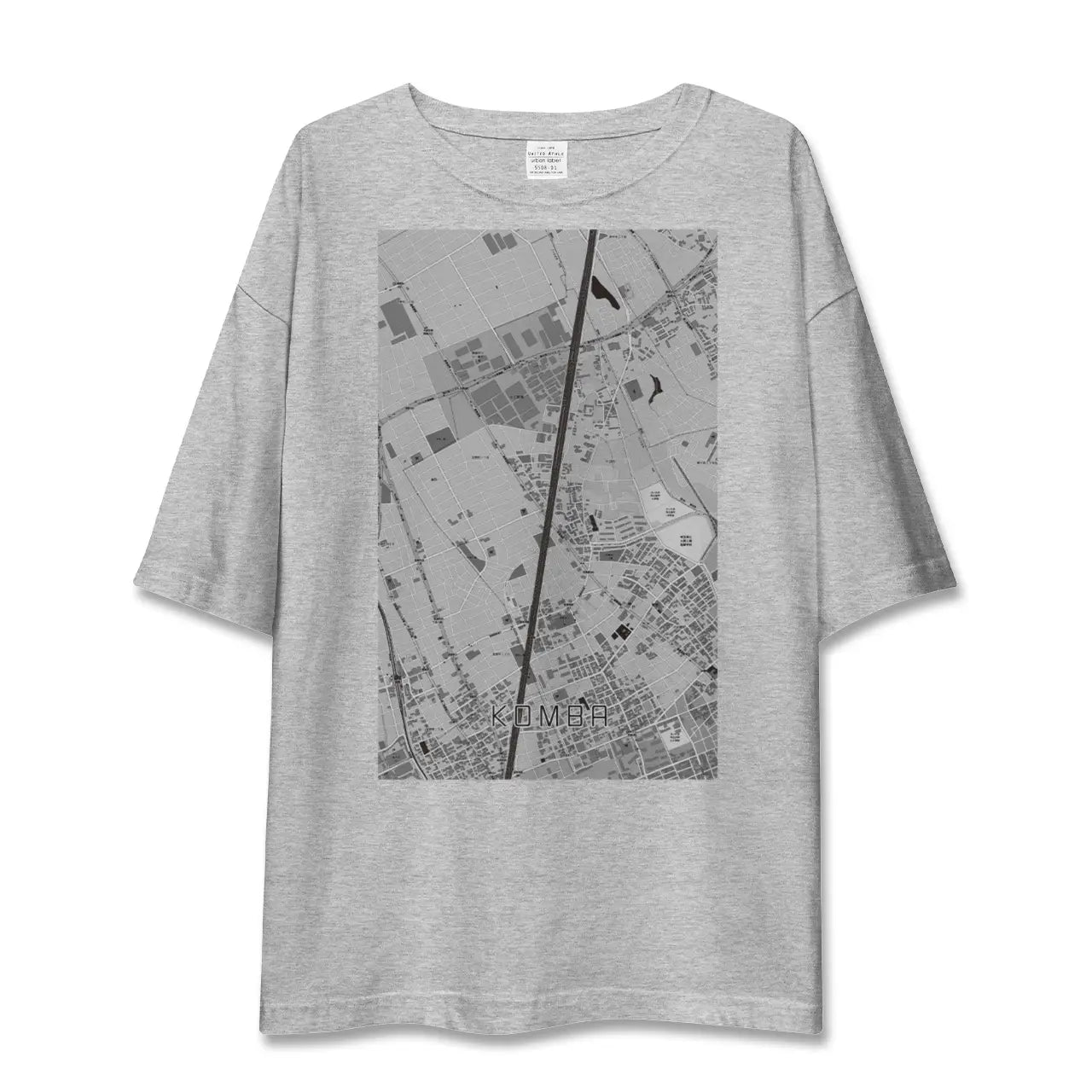 【今羽(埼玉県)】地図柄ビッグシルエットTシャツ