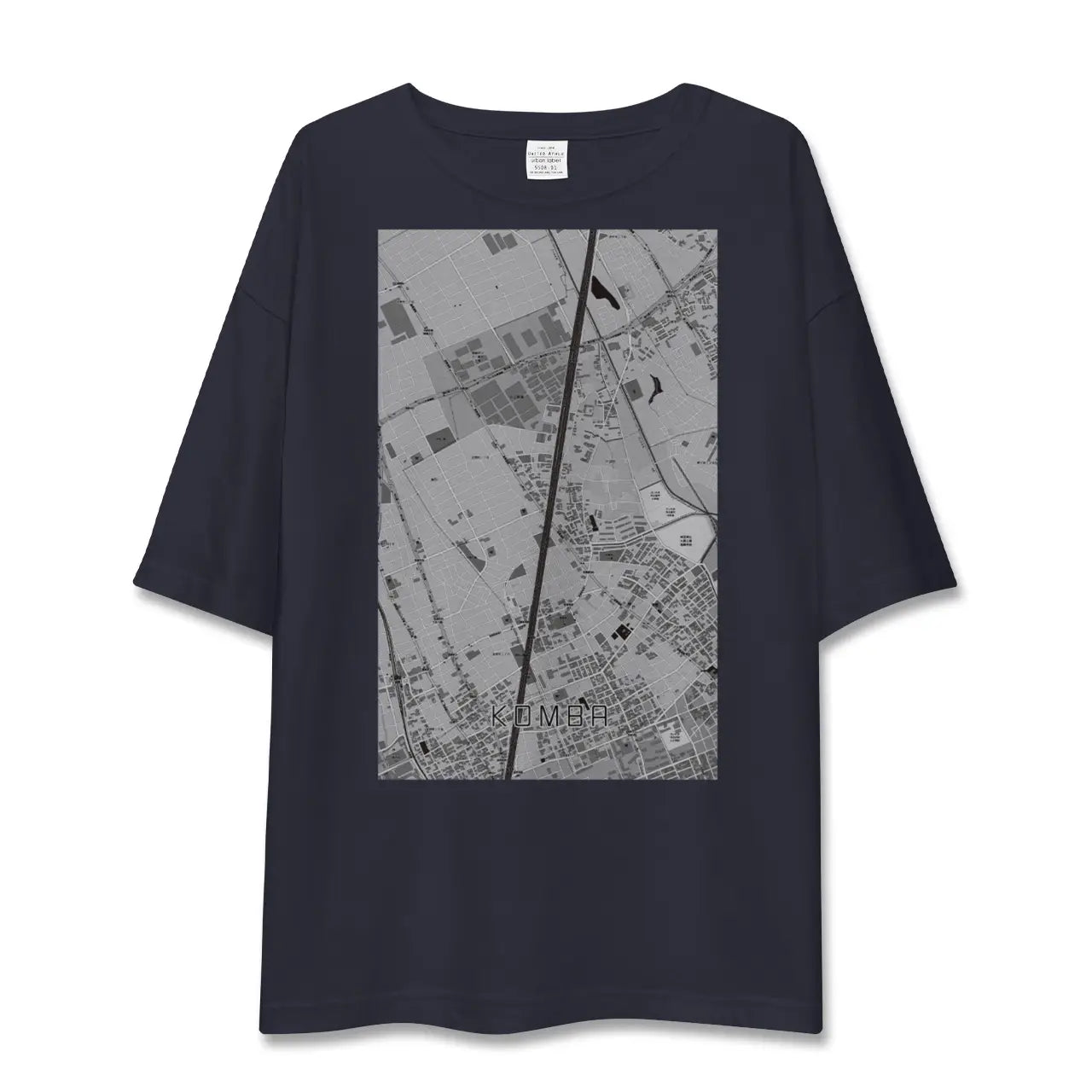 【今羽(埼玉県)】地図柄ビッグシルエットTシャツ