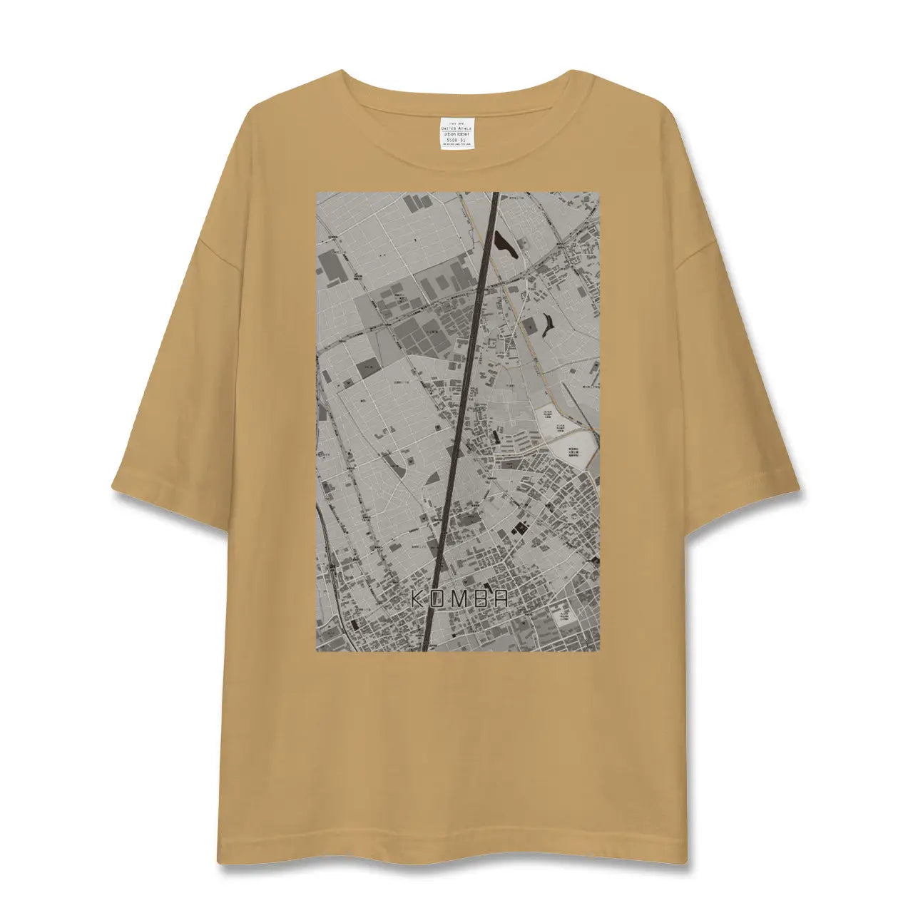 【今羽(埼玉県)】地図柄ビッグシルエットTシャツ