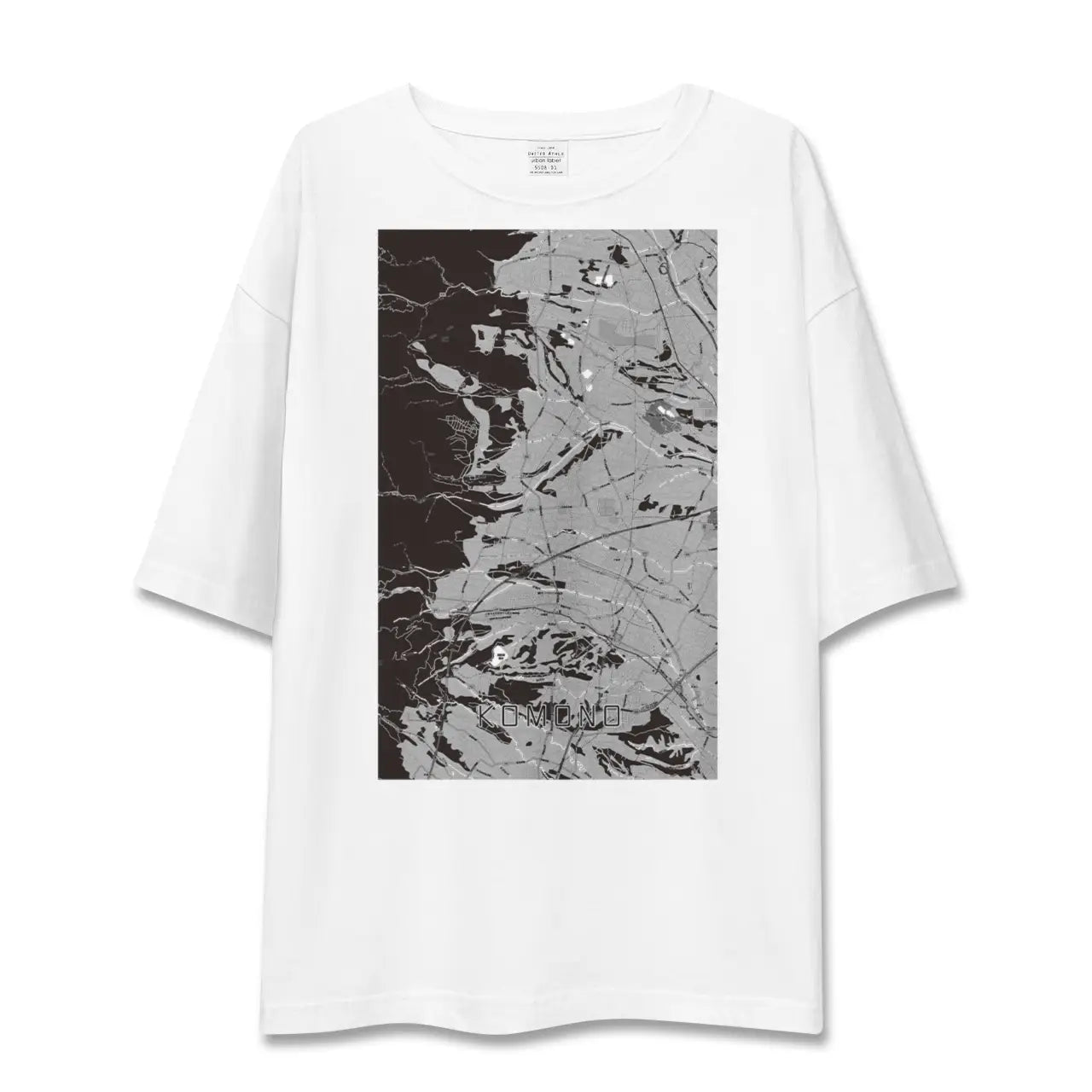 【菰野(三重県)】地図柄ビッグシルエットTシャツ