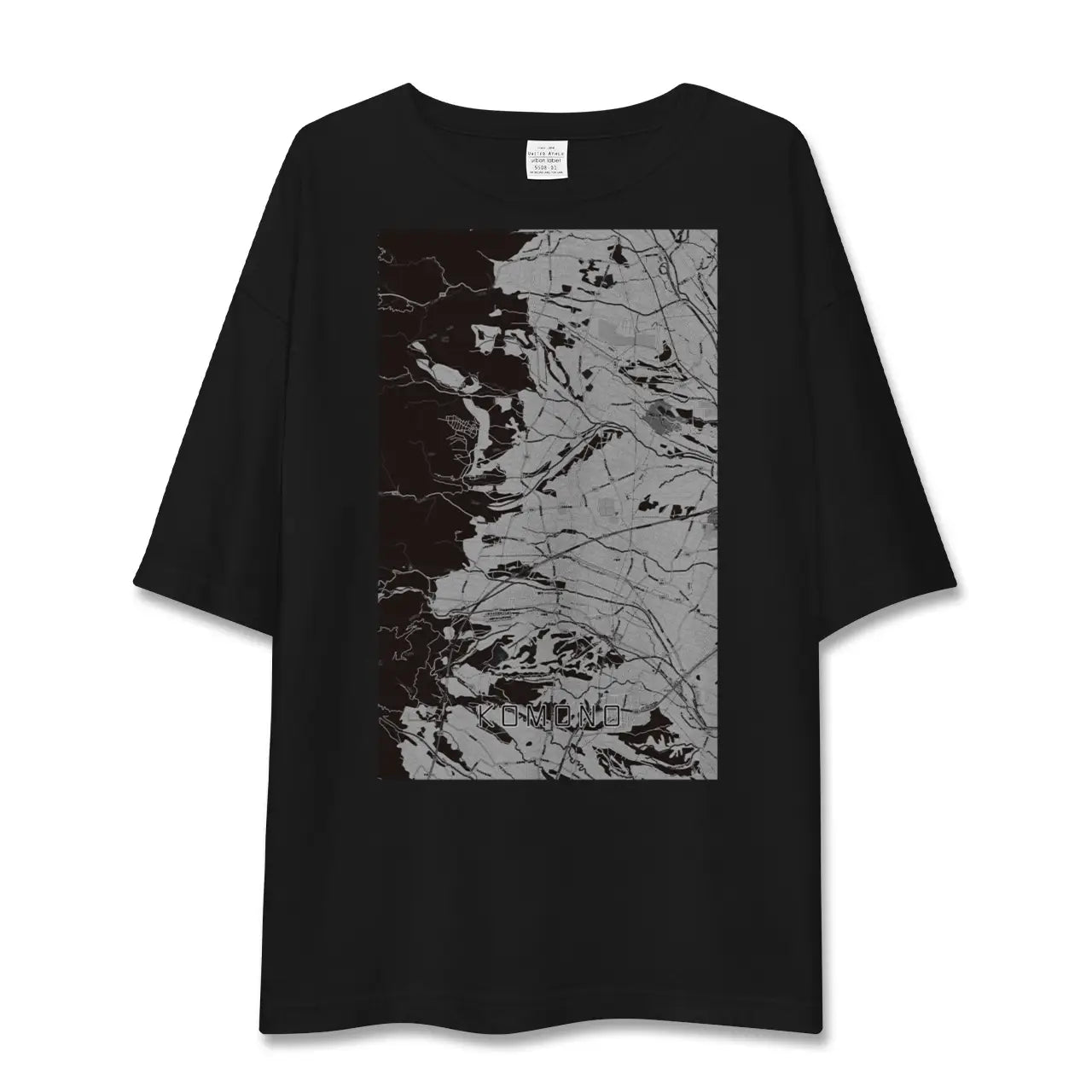 【菰野(三重県)】地図柄ビッグシルエットTシャツ