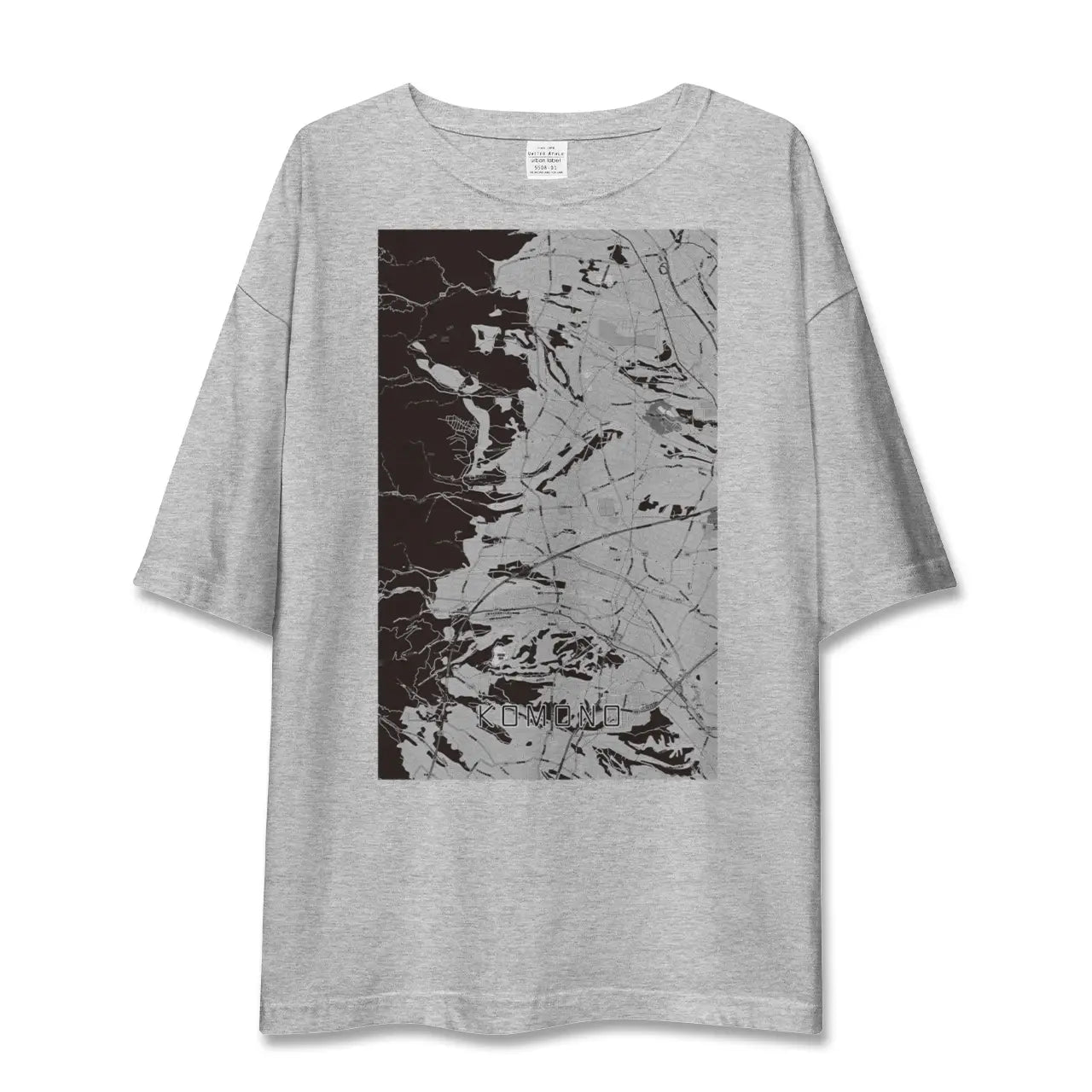 【菰野(三重県)】地図柄ビッグシルエットTシャツ