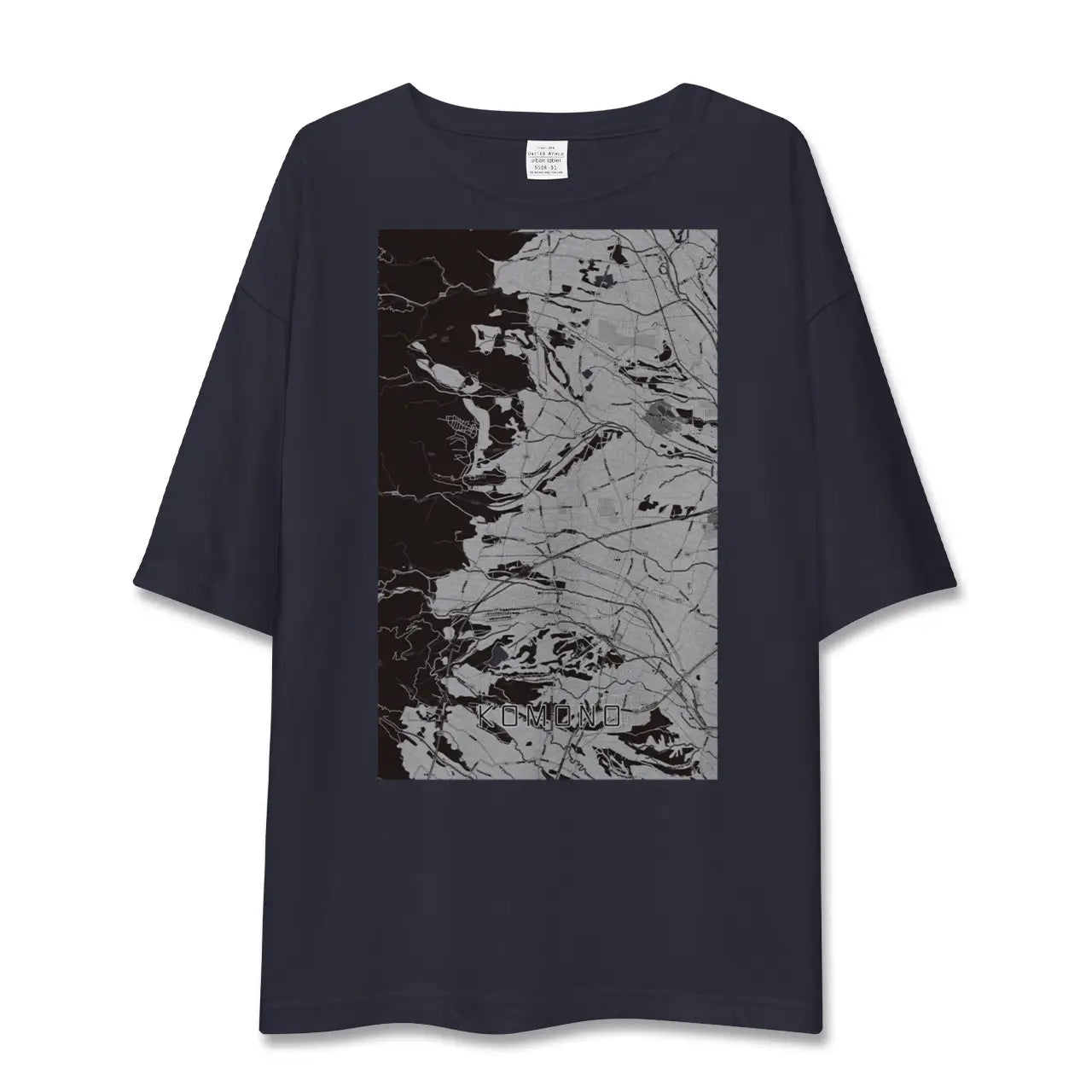 【菰野(三重県)】地図柄ビッグシルエットTシャツ