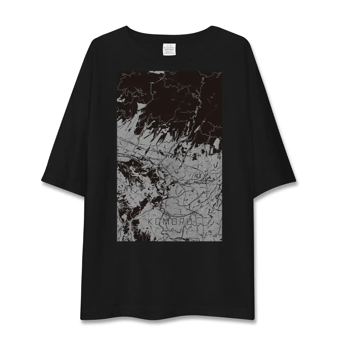 【小諸(長野県)】地図柄ビッグシルエットTシャツ