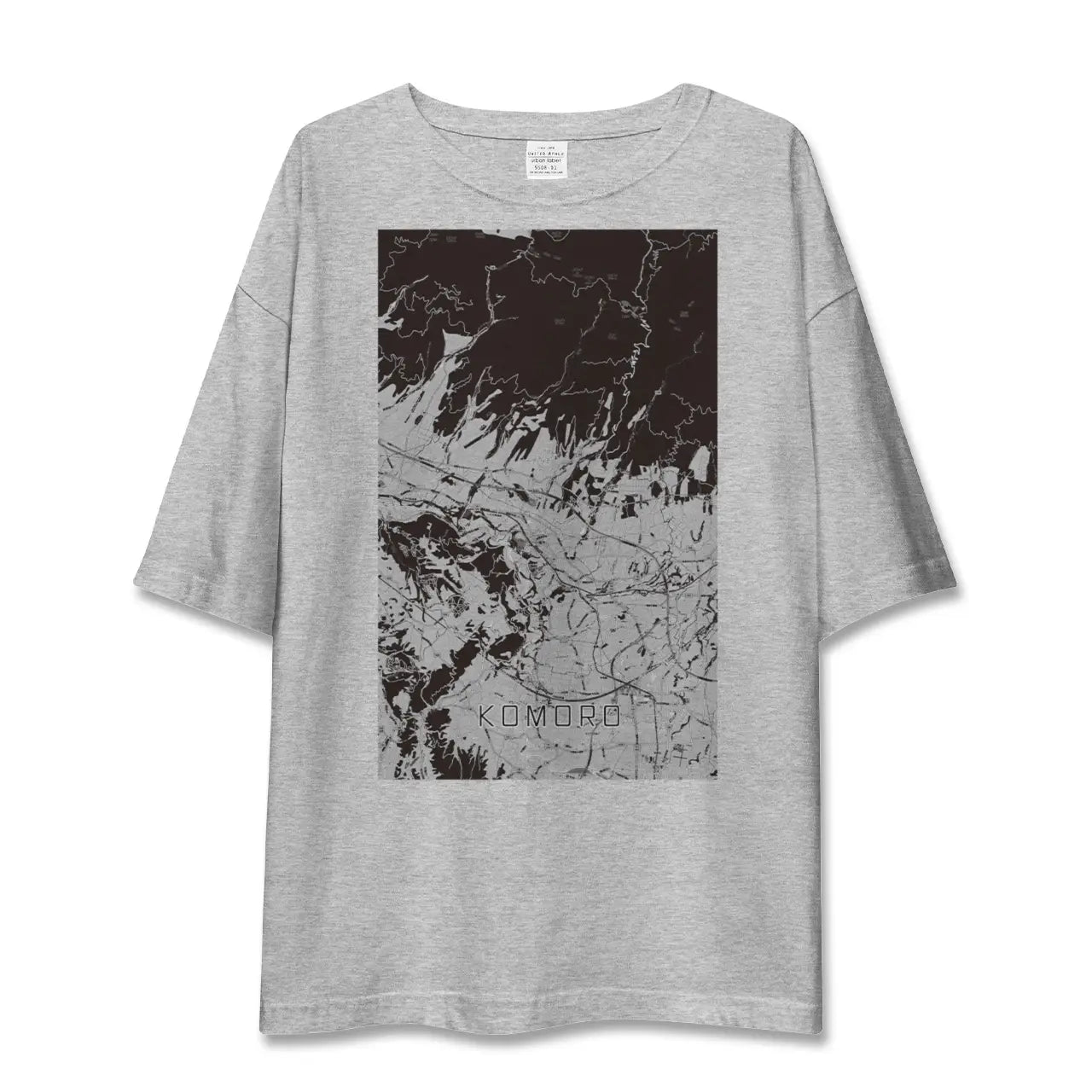 【小諸(長野県)】地図柄ビッグシルエットTシャツ