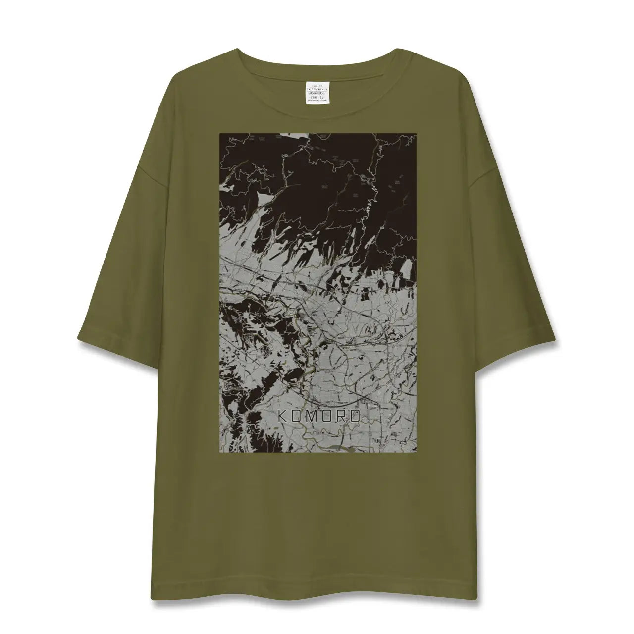 【小諸(長野県)】地図柄ビッグシルエットTシャツ