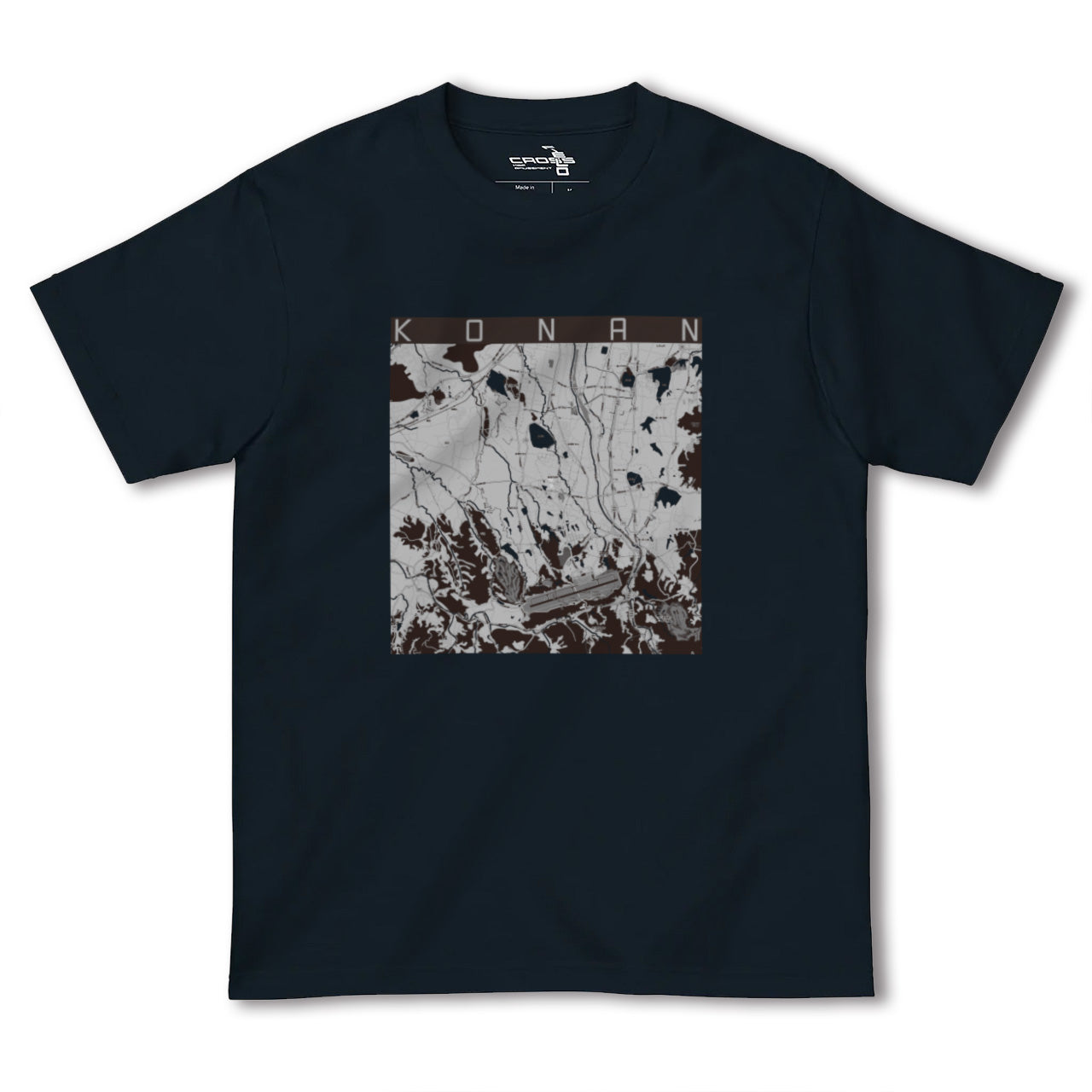【香南(香川県)】地図柄ヘビーウェイトTシャツ