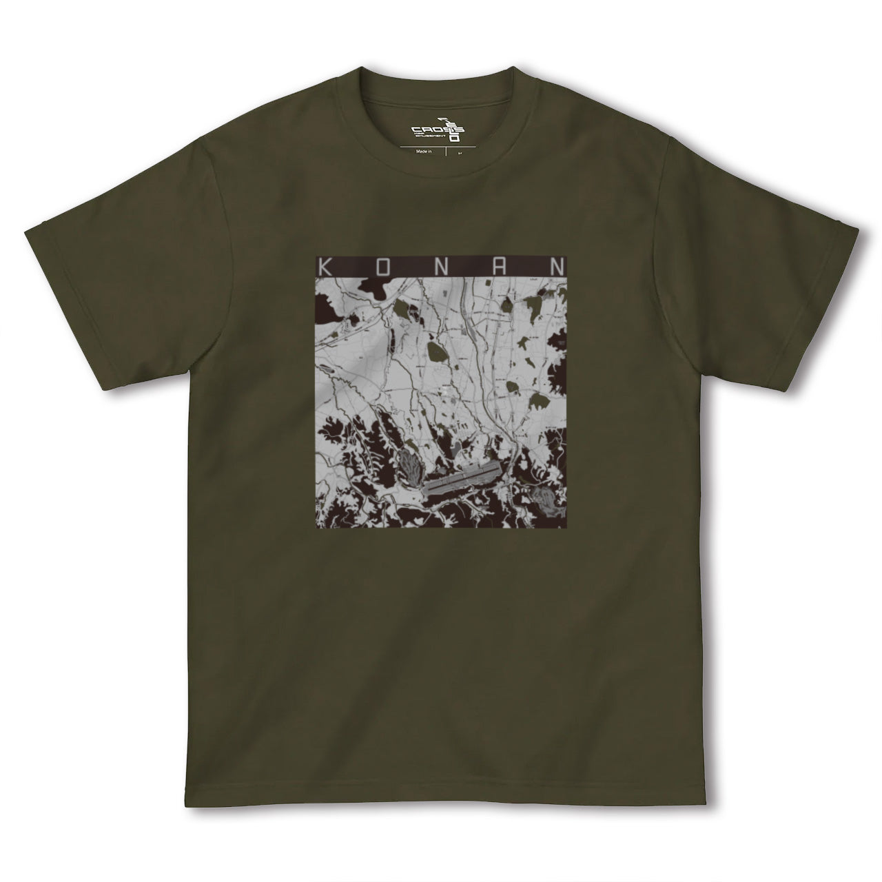 【香南(香川県)】地図柄ヘビーウェイトTシャツ